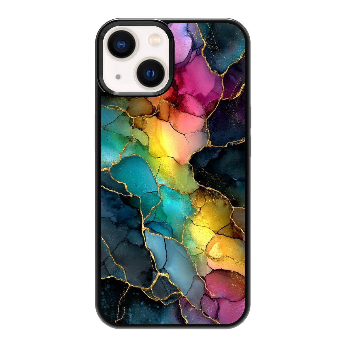 Elegant Forest Green Botanical Leaf and Plant Illustration Phone Case, Shockproof Protective Cover for iPhone 11 12 13 14 15 16 17 Pro Max Plus Mini XR 7 8 SE