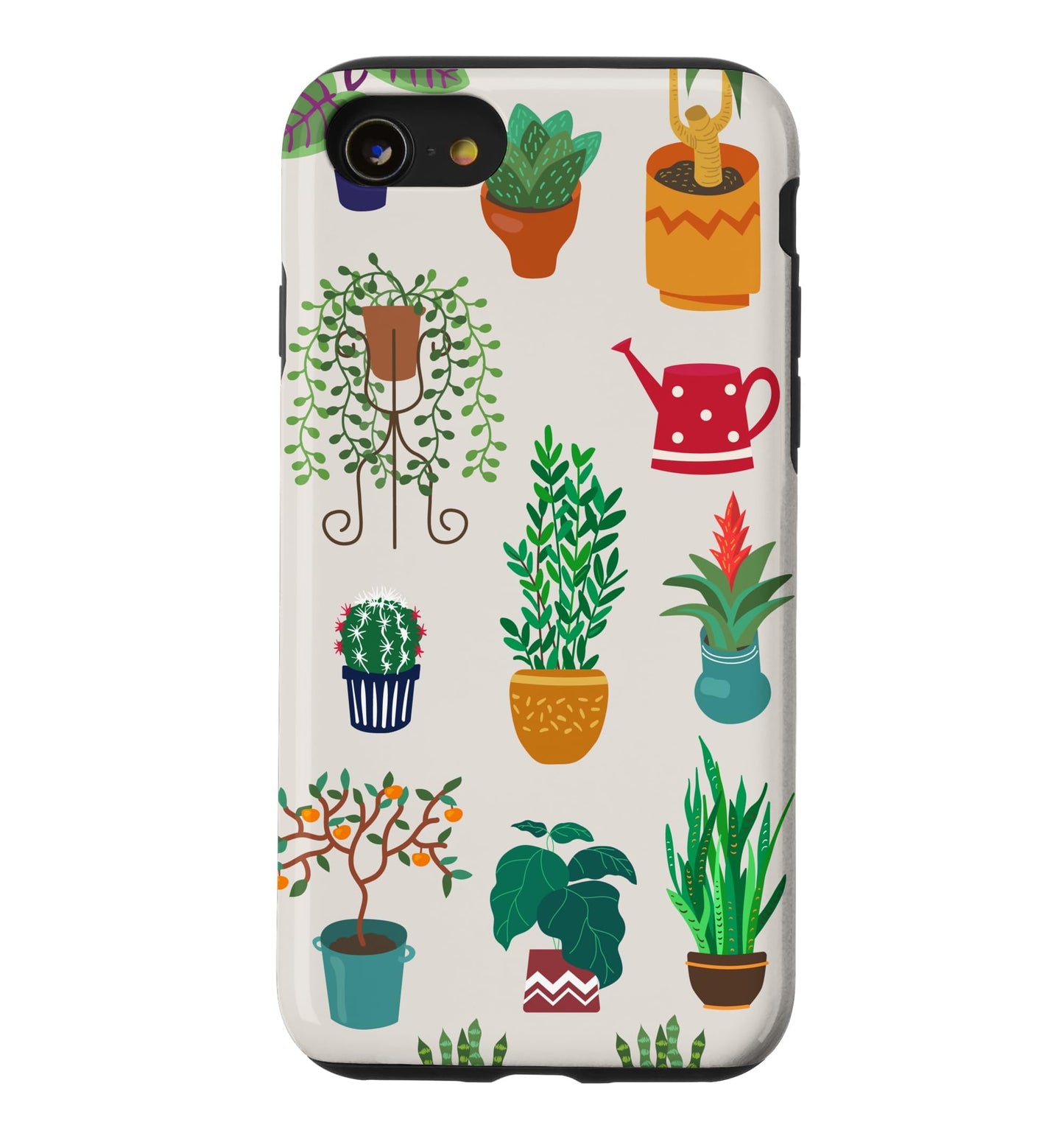 Indoor and Outdoor Plant Illustrations | Boho Nature Art Case for iPhone 16