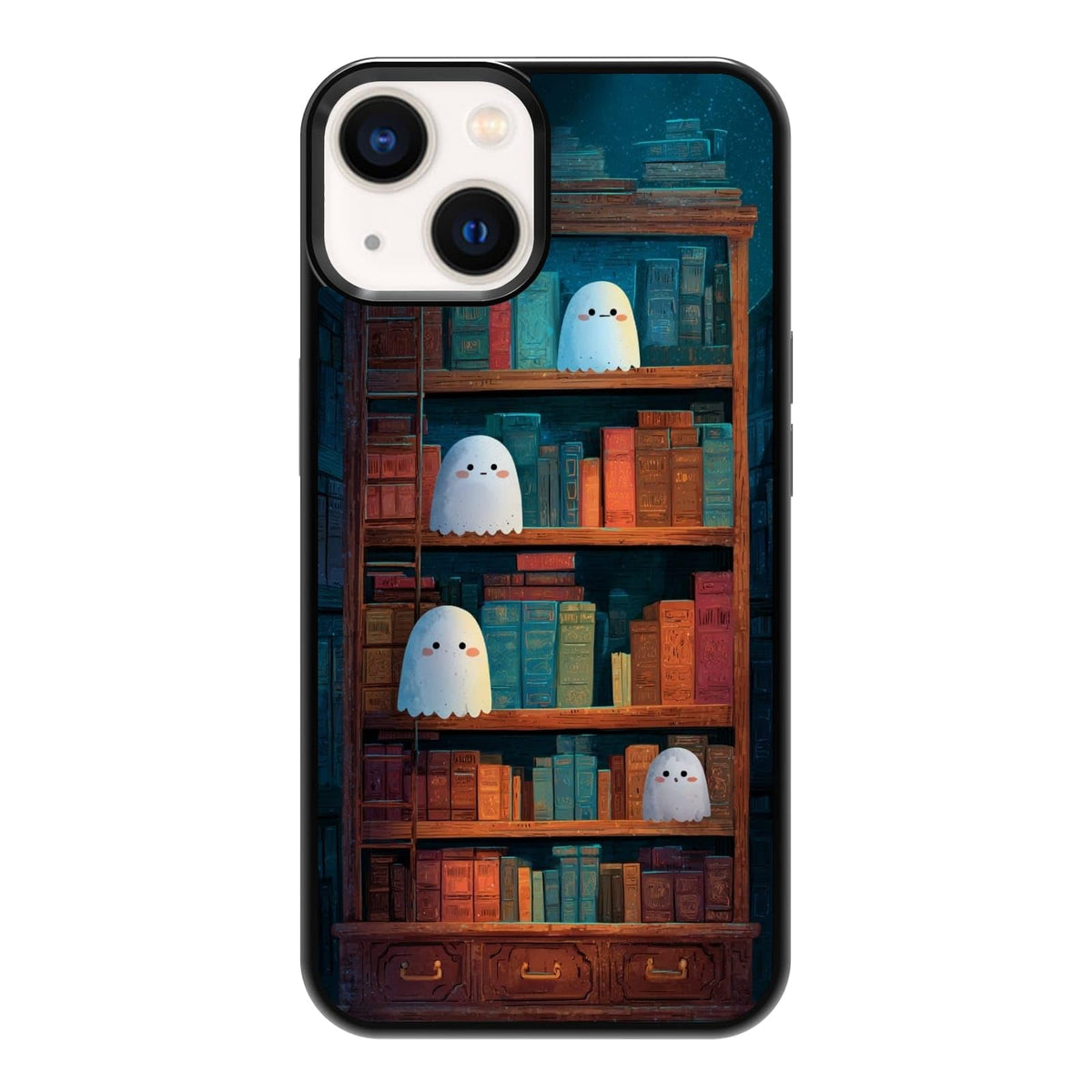 Nature Stained Glass Green Forest Tree Sunlight Phone Case, Shockproof Protective Cover for iPhone 11 12 13 14 15 16 17 Pro Max Plus Mini XR 7 8 SE