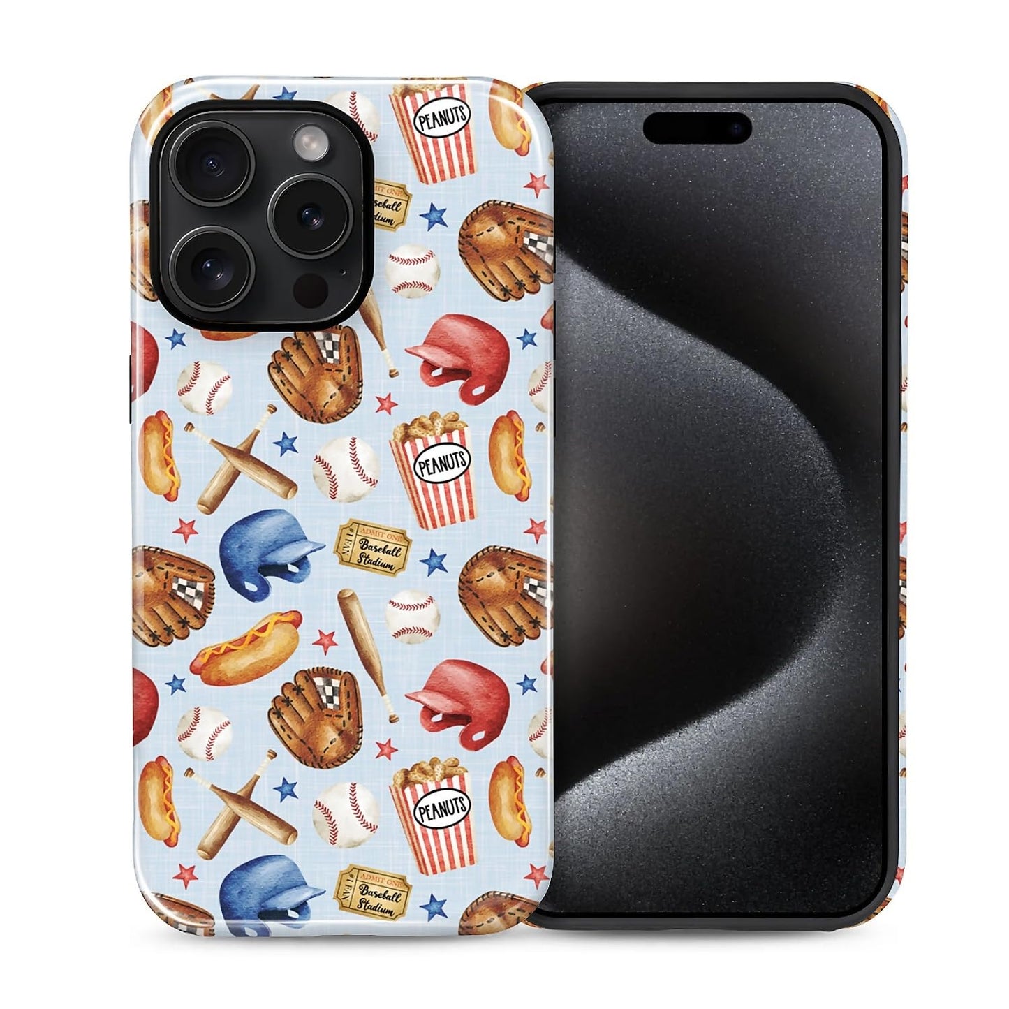 Case for iPhone 15, Shockproof Hybrid Protective Phone Case, Dual-Layer Drop Protection Anti-Scratch, Cozy Cats
