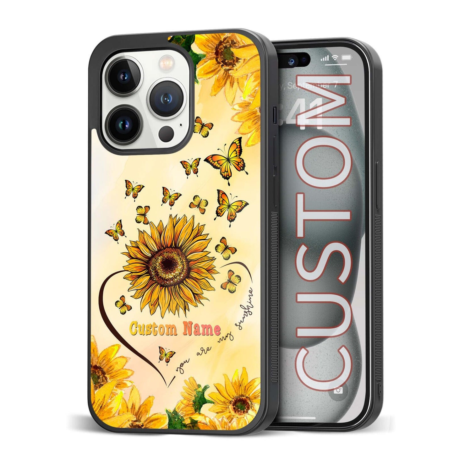 Custom Name Phone Cases for Plant LoverKawaii Wildland Shockproof Cover Case for iPhone 11 12 13 14 15 16 17 Pro Max Plus Mini Xr Xs| for Samsung S20 S21 S22 S23 S24 S25 S26 Ultra Plus FE
