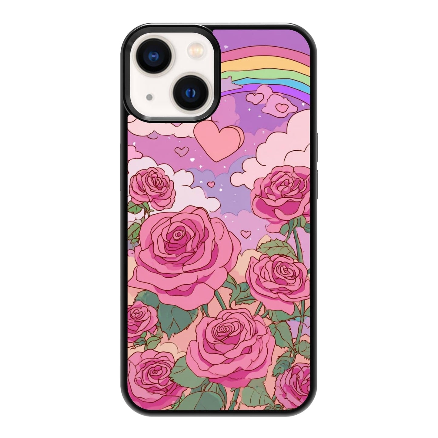 Vintage Green Herb Botanical Leaf Sketch Nature Phone Case, Shockproof Protective Cover for iPhone 11 12 13 14 15 16 17 Pro Max Plus Mini XR 7 8 SE