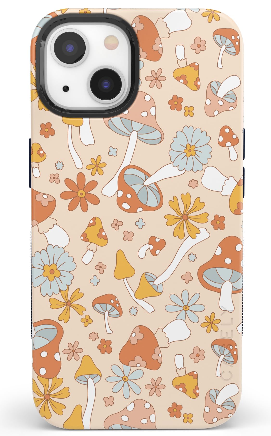 Casely iPhone 14 Case | Hanging Around | Potted Plants Floral | Bold Protective Design | Compatible with MagSafe