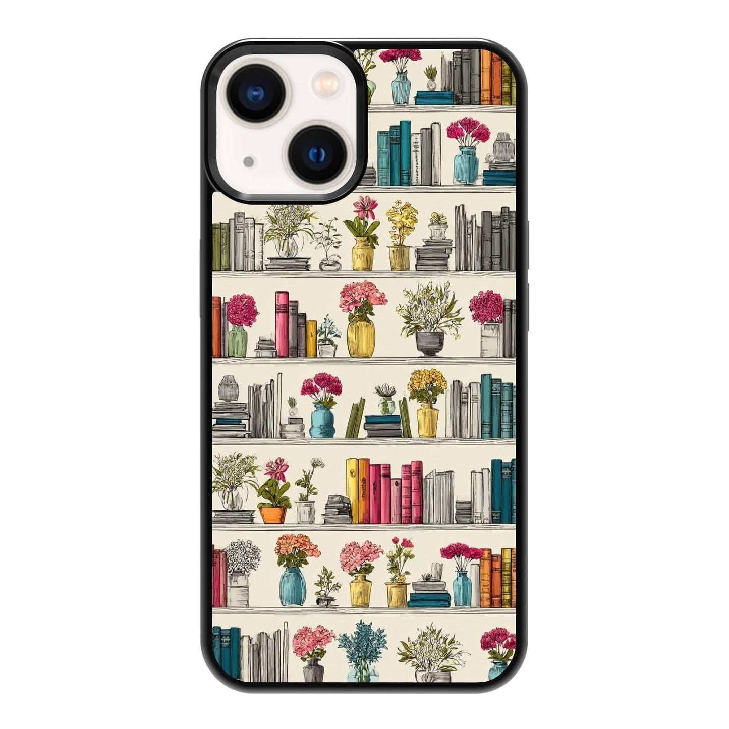 Nature Stained Glass Green Forest Tree Sunlight Phone Case, Shockproof Protective Cover for iPhone 11 12 13 14 15 16 17 Pro Max Plus Mini XR 7 8 SE