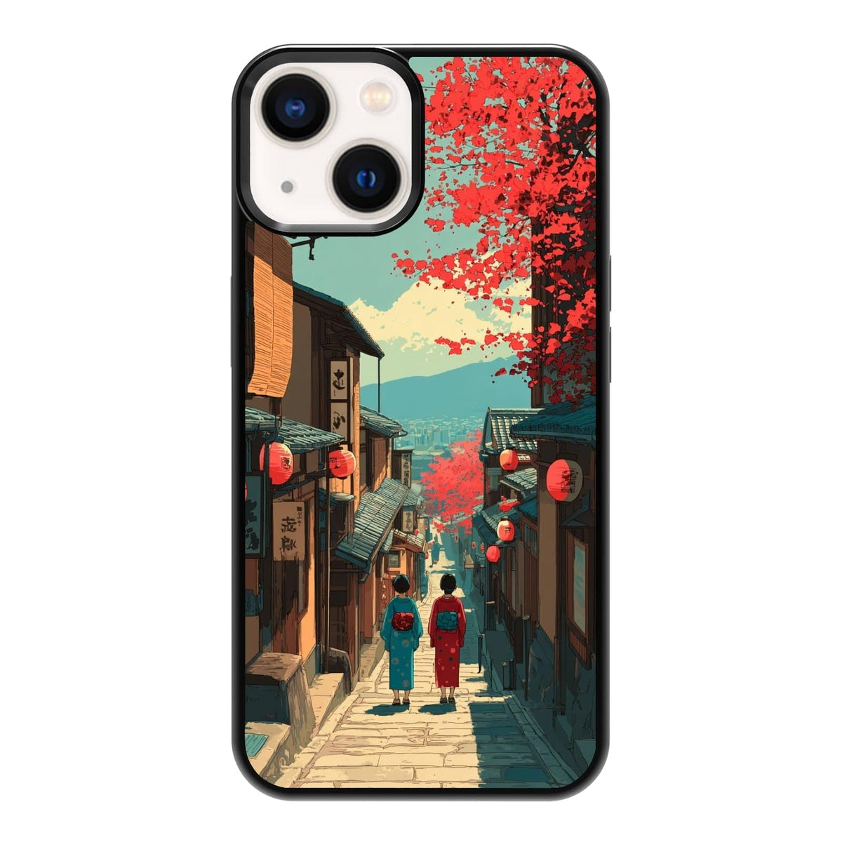 Vibrant Redwood Forest Path Wildflowers Nature Landscape Phone Case, Shockproof Protective Cover for iPhone 11 12 13 14 15 16 17 Pro Max Plus Mini XR 7 8 SE