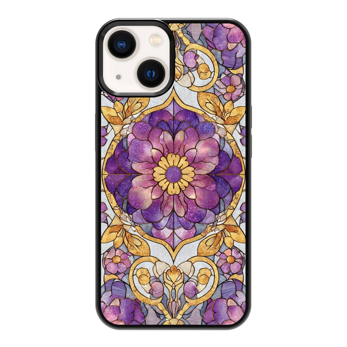 Lush Garden Wildflower Field Green Botanical Nature Aesthetic Phone Case, Shockproof Protective Cover for iPhone 11 12 13 14 15 16 17 Pro Max Plus Mini XR 7 8 SE