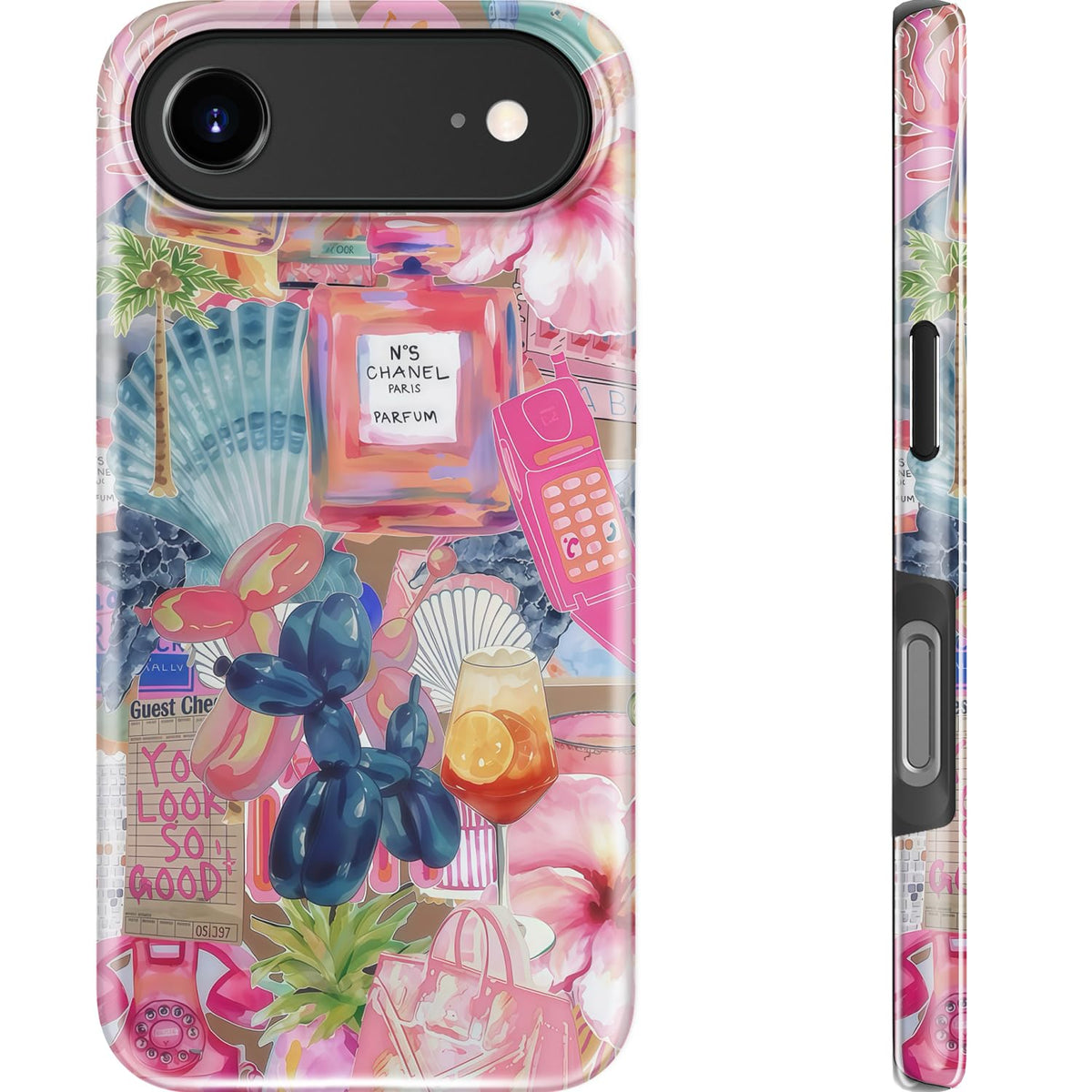 Goodon for iPhone 15 Pro Max Case, Cute Preppy Floral, MagSafe Compatible | Dual-Layer Hard Shell & Silicone, Wireless Charging, Slim Fit Phone Cover with Wildflower Designs for Women Girls