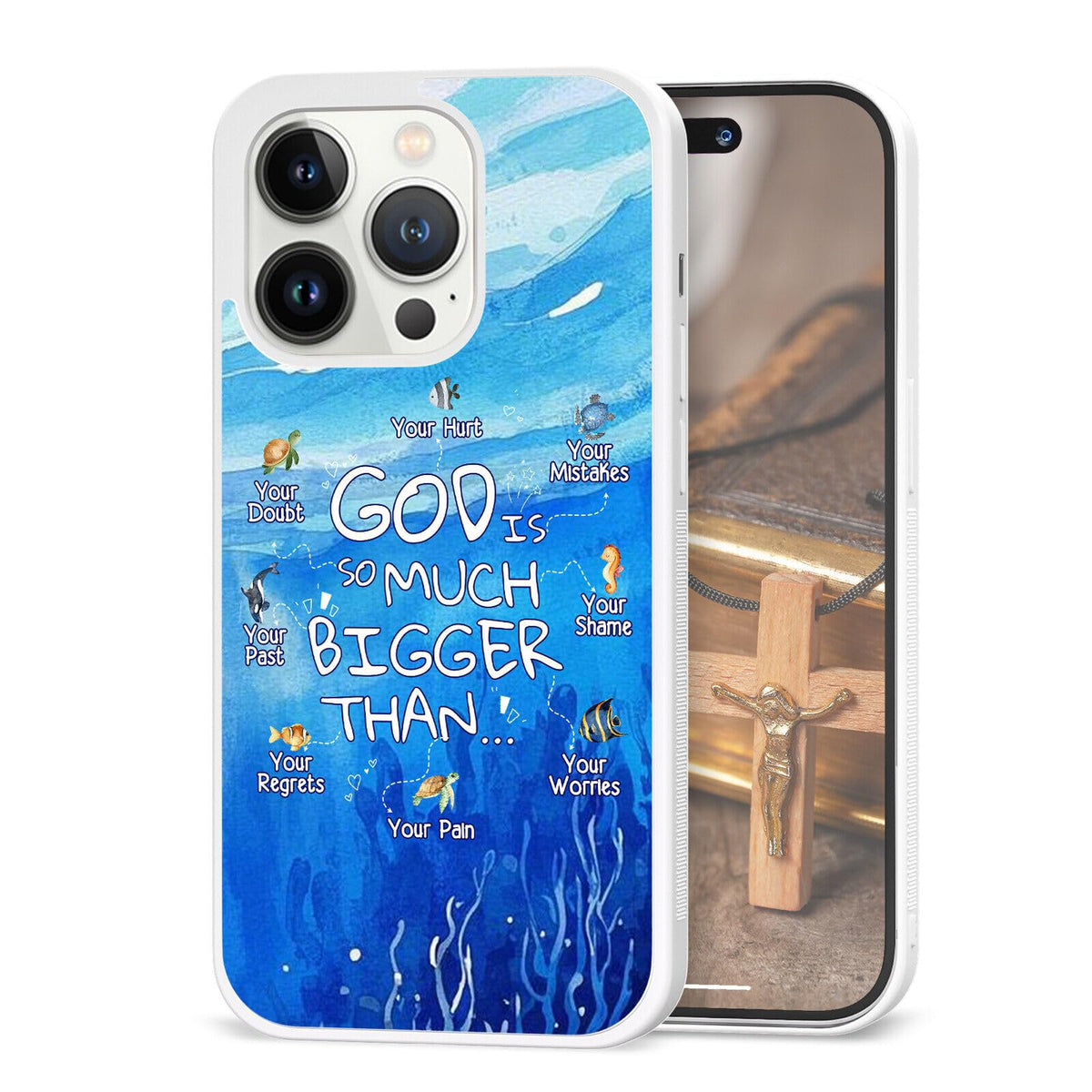Cute Plant Lover Phone Cases for iPhone 11 12 13 14 15 16 17 Pro Max Plus Mini X 7 8 SE| for Samsung Galaxy A17 A25 A26 A33 A35 A36 | Christian Print Cover Case