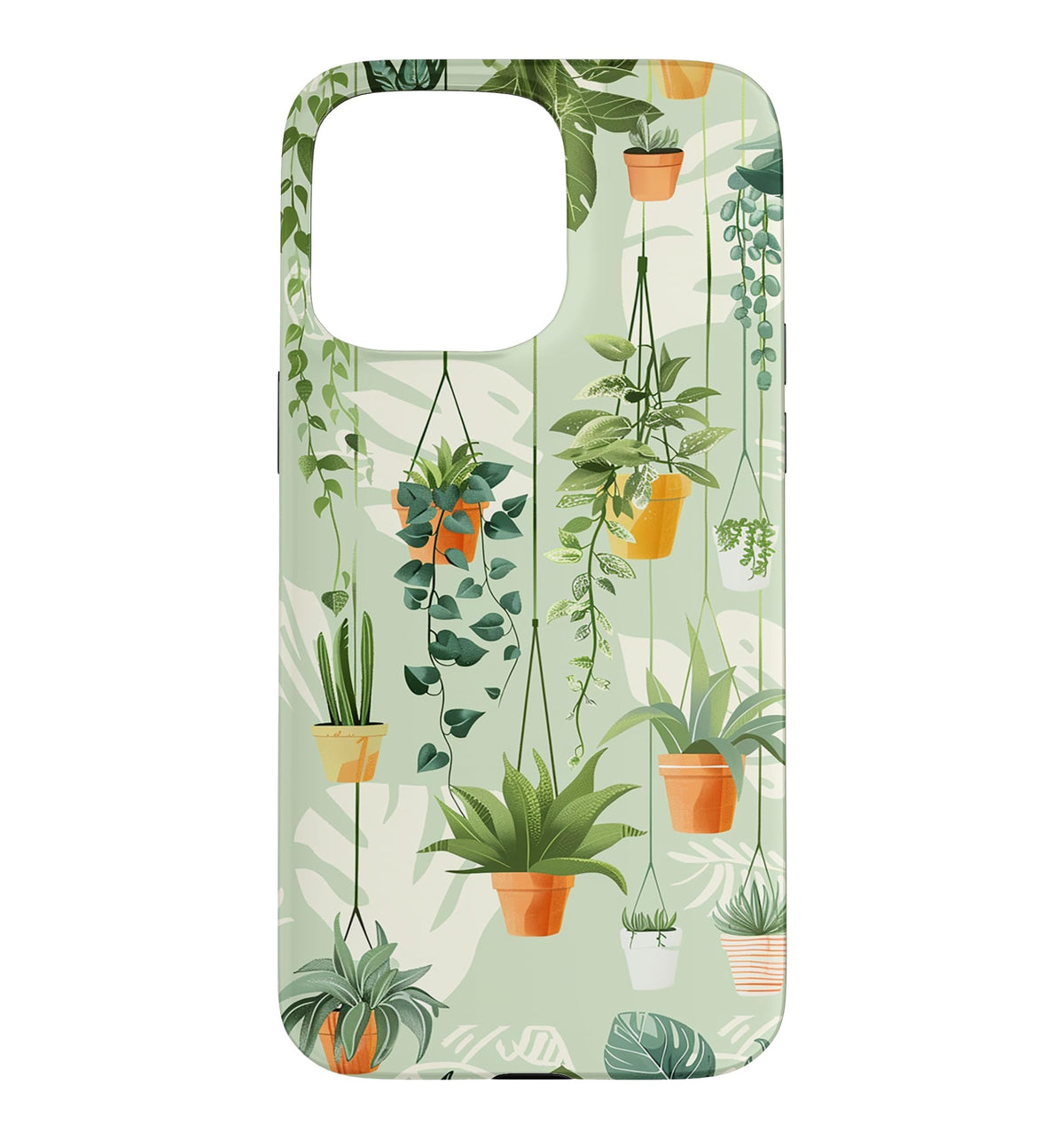 Potted Plants Botanical Gardening Case for iPhone 16
