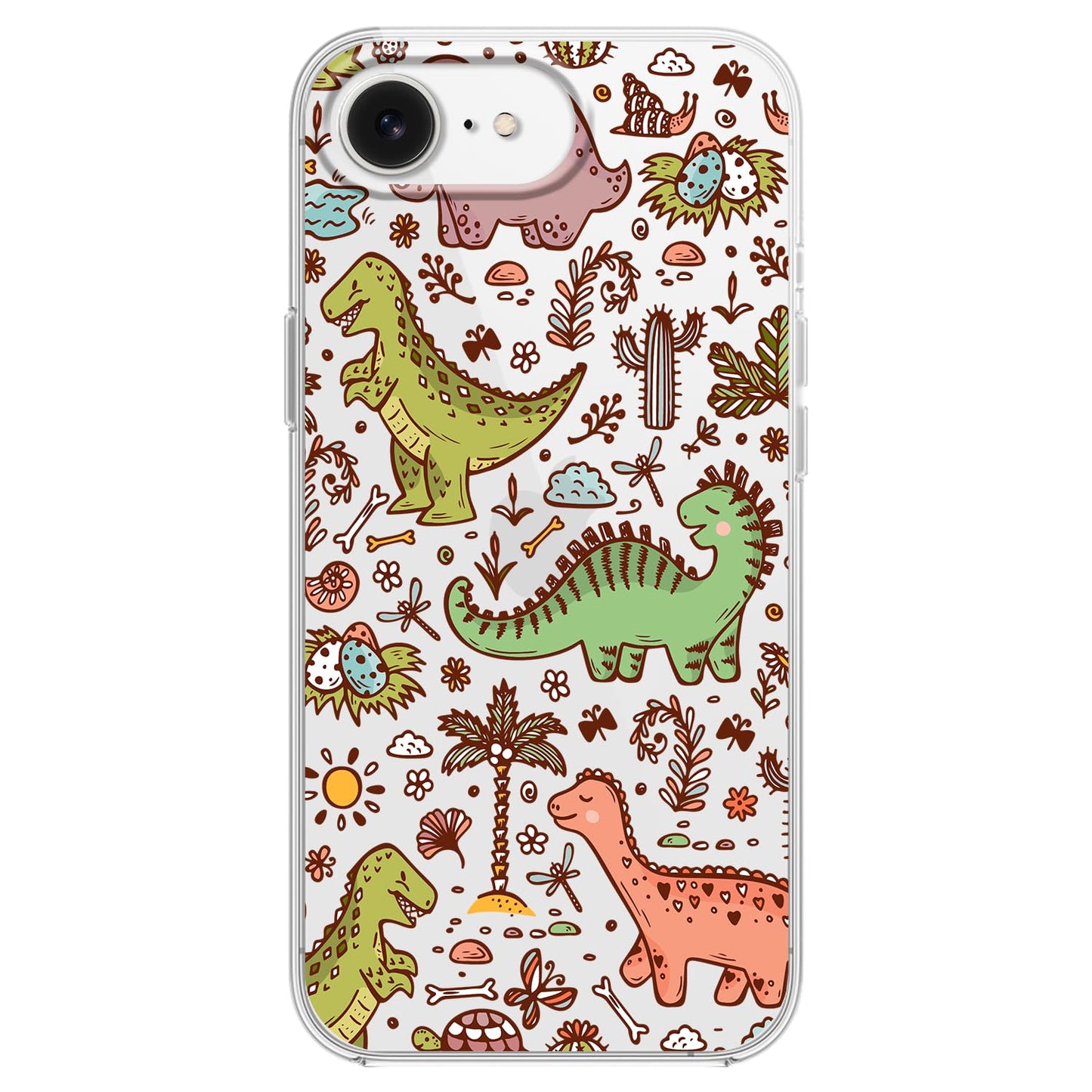 Blingy's for iPhone 17 Case, Christmas Tree Snowflake Winter Clear Case | Transparent, Winter Holiday Design, Snowflake Pattern, Christmas Pattern, Merry Christmas, Soft TPU Protective Case 6.3 in