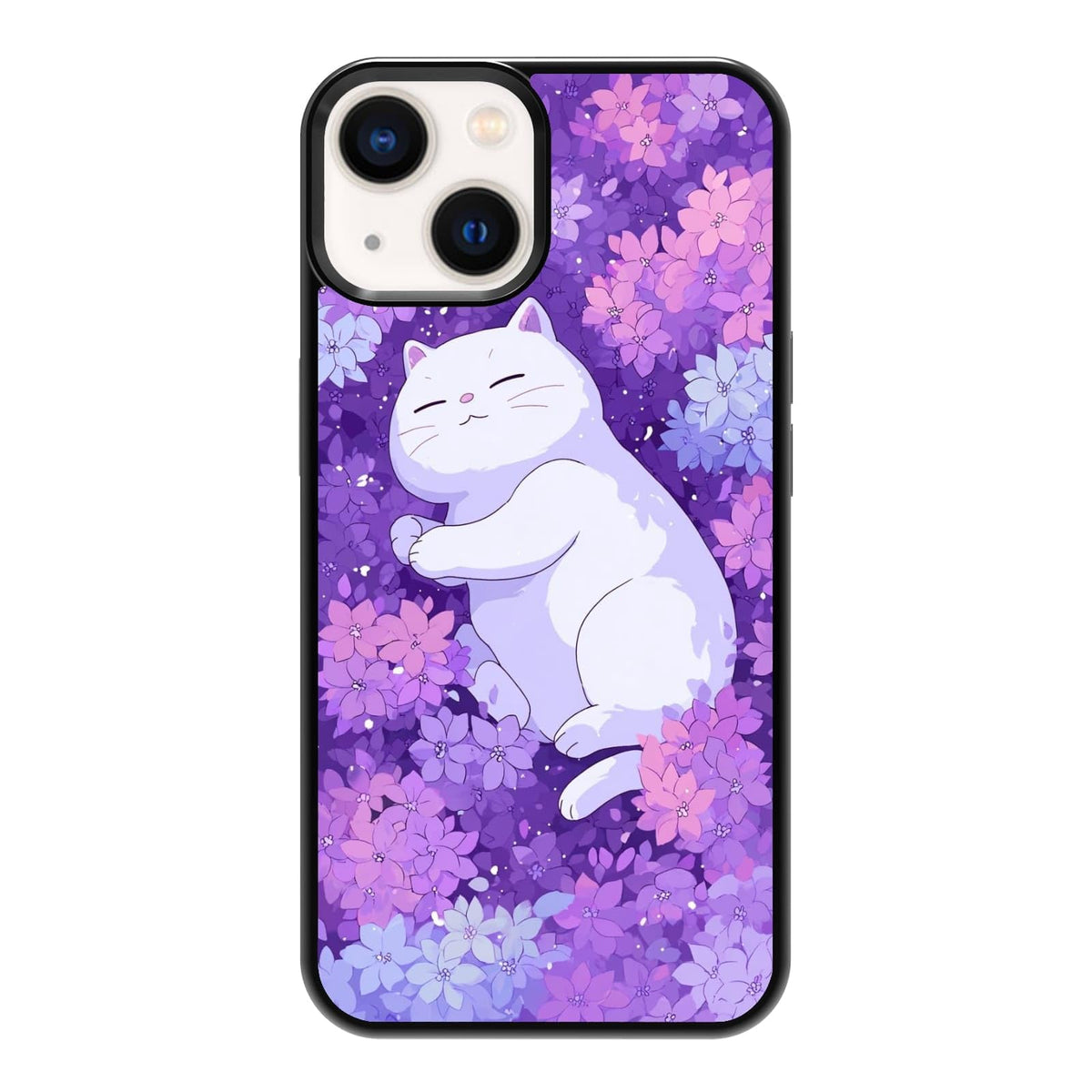 Four Seasons Tree of Life Watercolor Nature Phone Case, Shockproof Protective Cover for iPhone 11 12 13 14 15 16 17 Pro Max Plus Mini XR 7 8 SE