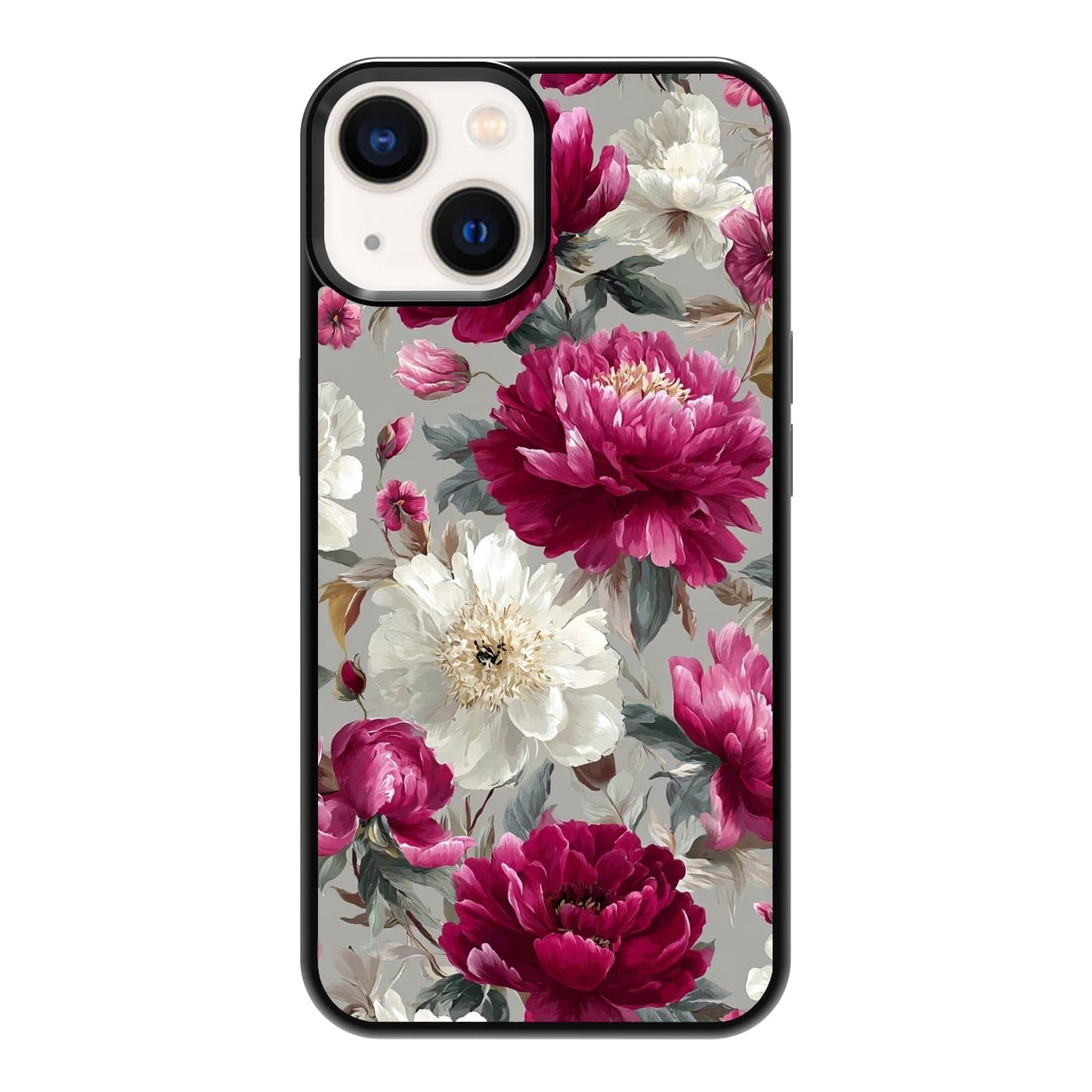 Vintage Green Herb Botanical Leaf Sketch Nature Phone Case, Shockproof Protective Cover for iPhone 11 12 13 14 15 16 17 Pro Max Plus Mini XR 7 8 SE