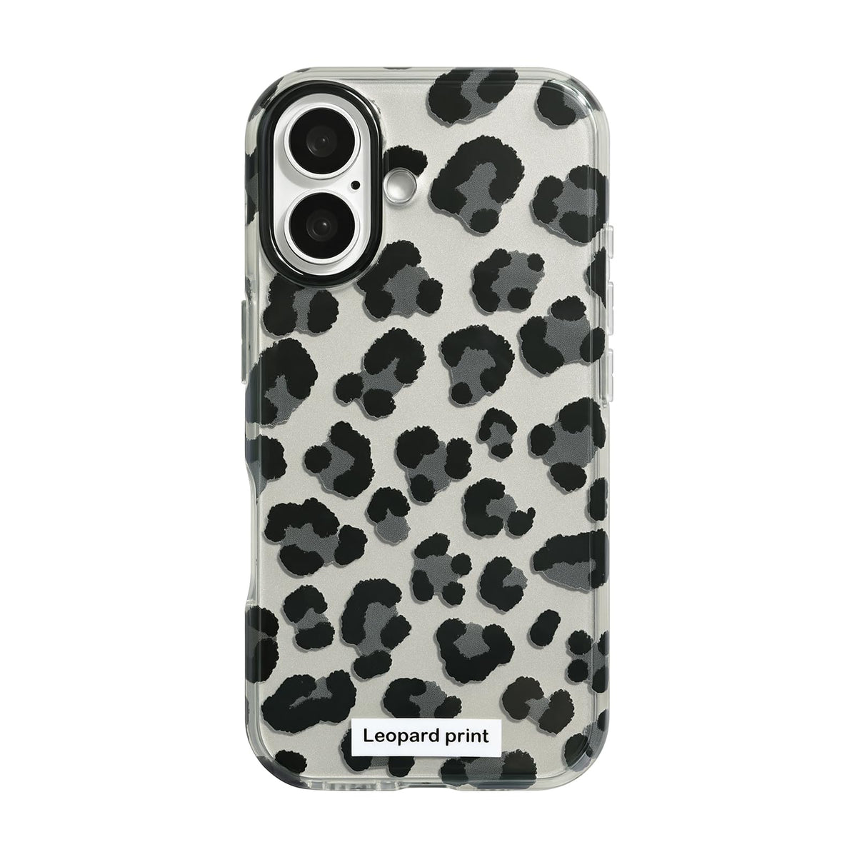 inewateri Compatible for iPhone 16 Pro Max Case with Cute Cheetah Leopard Print Retro Aesthetics Design Soft Slim TPU Shockproof Protective Bumper Glitter Shiny Phone Cover-Blue