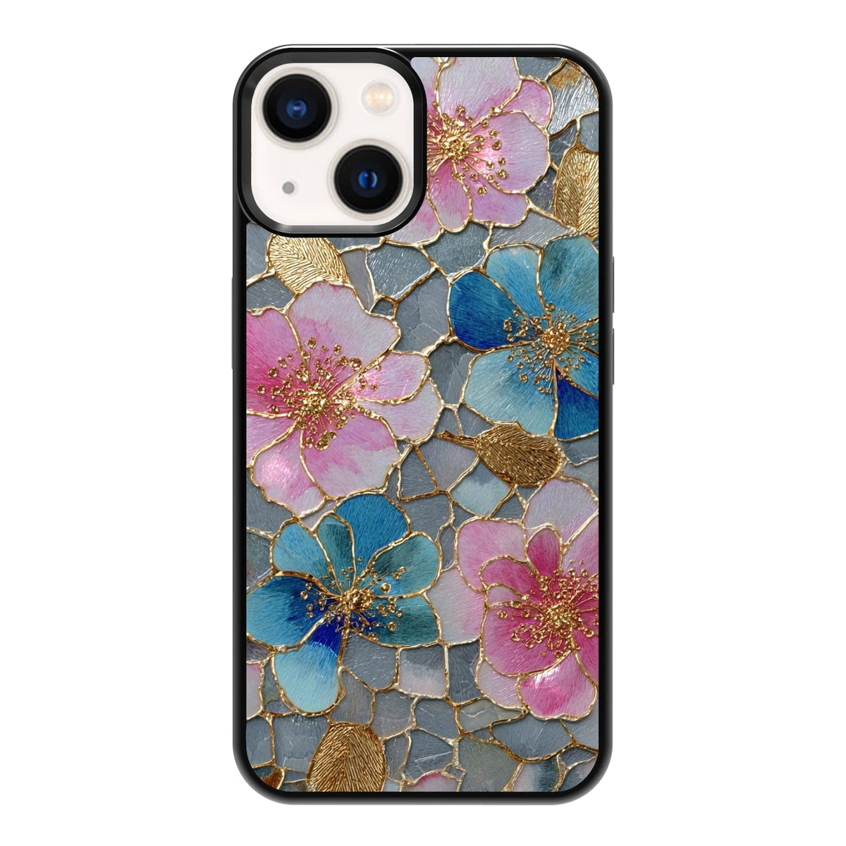 Elegant Forest Green Botanical Leaf and Plant Illustration Phone Case, Shockproof Protective Cover for iPhone 11 12 13 14 15 16 17 Pro Max Plus Mini XR 7 8 SE
