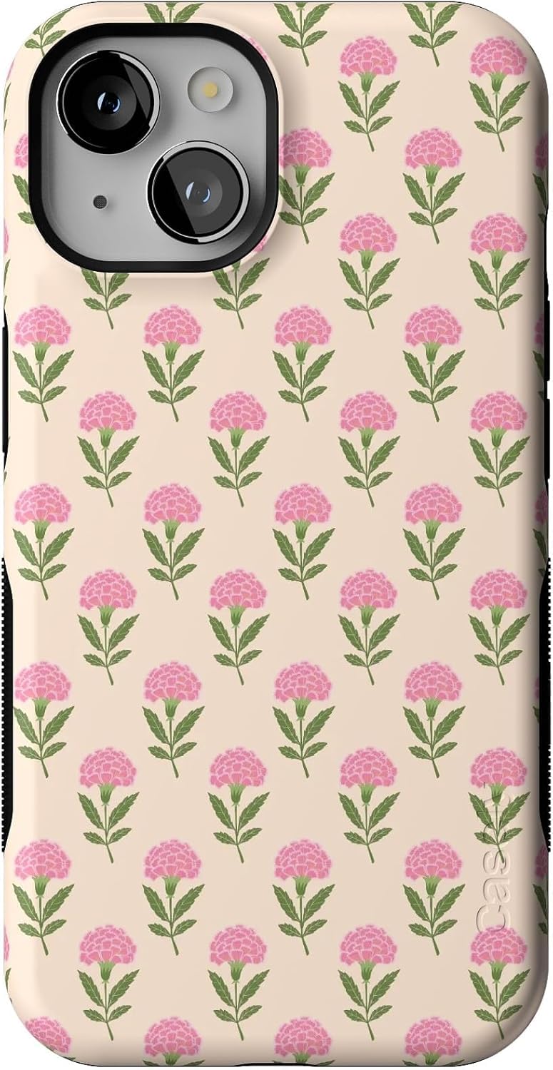 Casely iPhone 14 Case | Hanging Around | Potted Plants Floral | Bold Protective Design | Compatible with MagSafe
