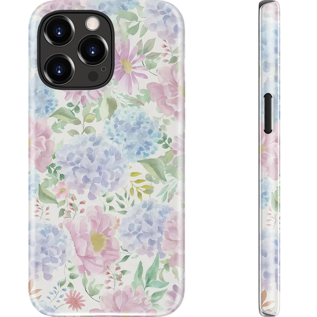 Goodon for iPhone 15 Pro Max Case, Cute Preppy Floral, MagSafe Compatible | Dual-Layer Hard Shell & Silicone, Wireless Charging, Slim Fit Phone Cover with Wildflower Designs for Women Girls