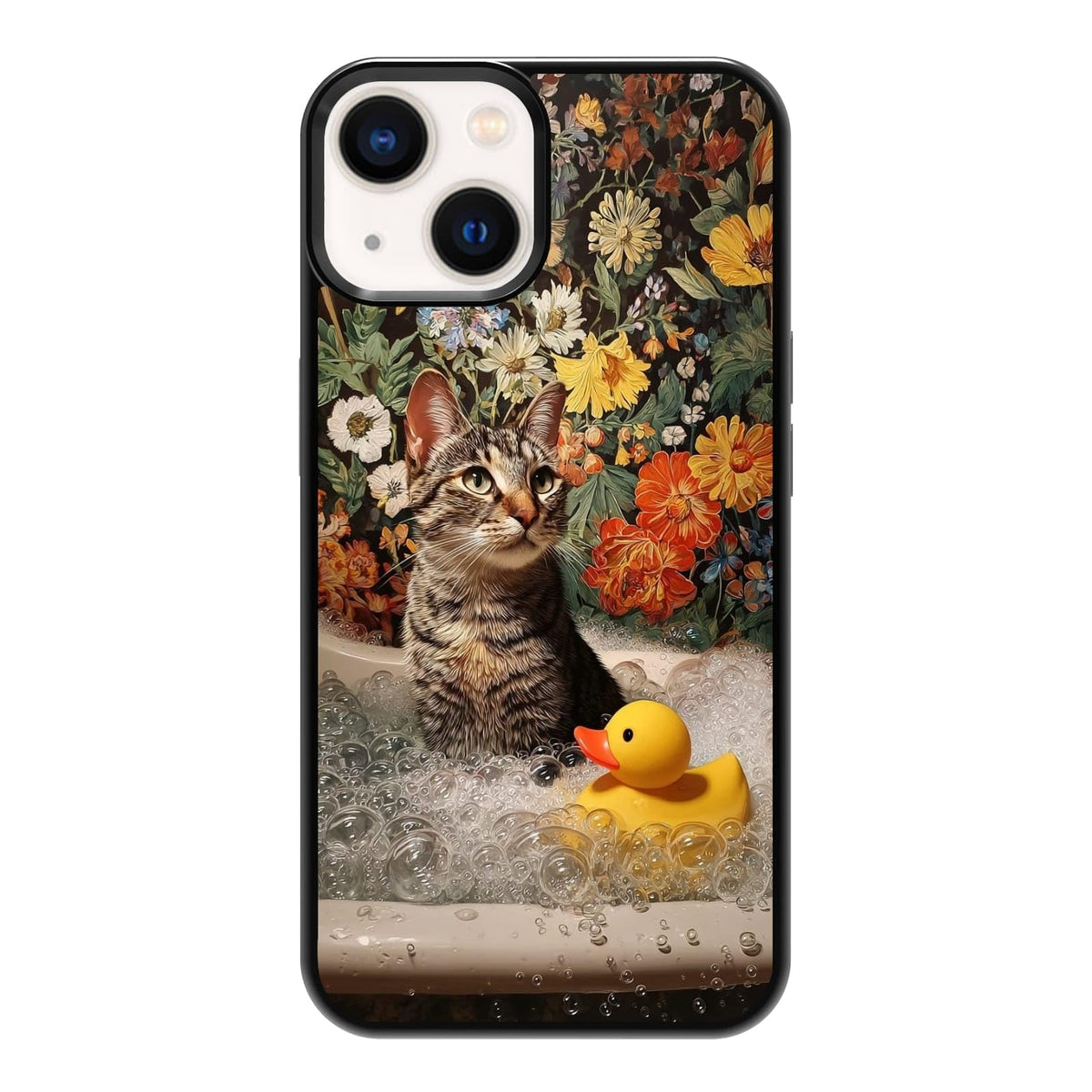 Nature Stained Glass Green Forest Tree Sunlight Phone Case, Shockproof Protective Cover for iPhone 11 12 13 14 15 16 17 Pro Max Plus Mini XR 7 8 SE
