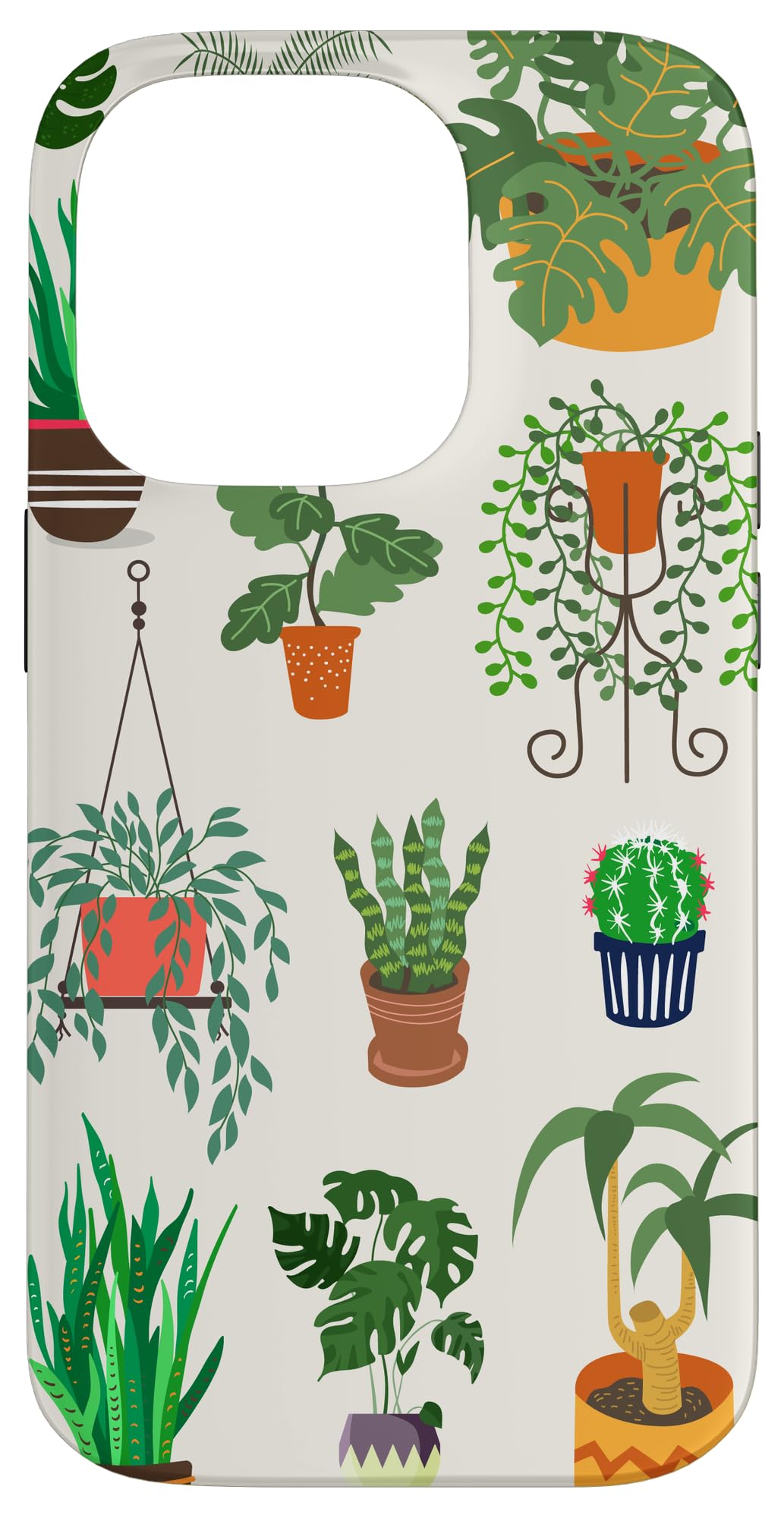 Indoor and Outdoor Plant Illustrations | Boho Nature Art Case for iPhone 14