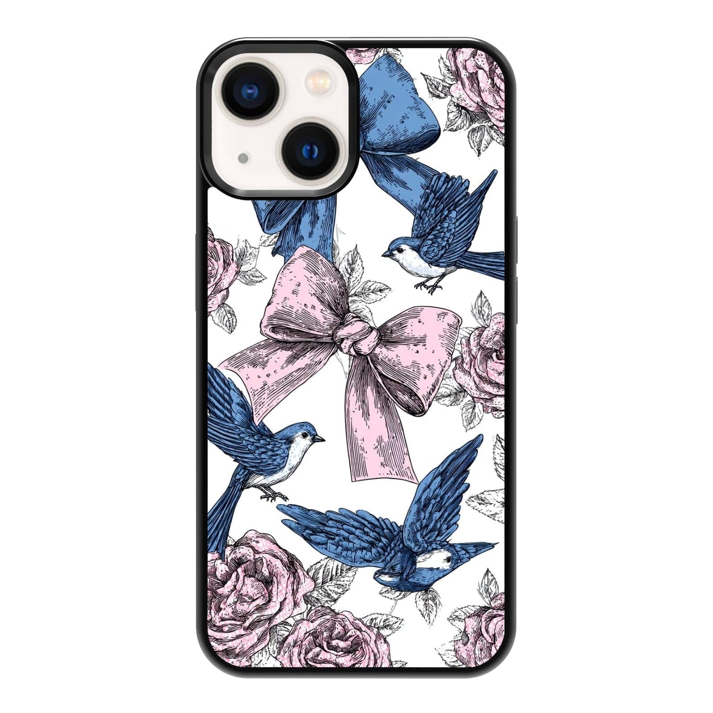 Vintage Green Herb Botanical Leaf Sketch Nature Phone Case, Shockproof Protective Cover for iPhone 11 12 13 14 15 16 17 Pro Max Plus Mini XR 7 8 SE