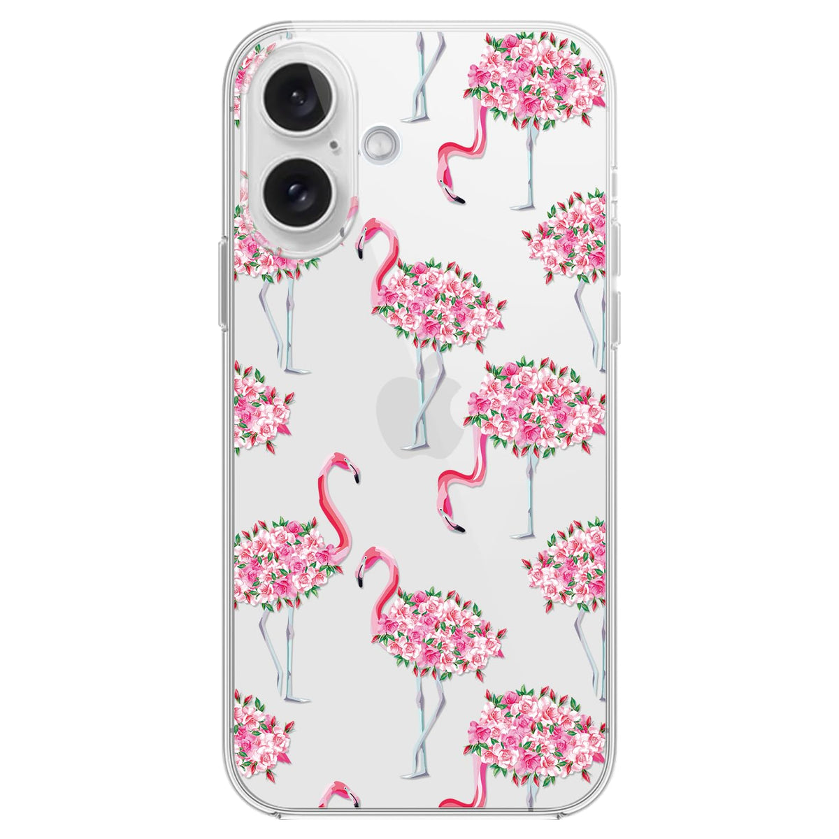 Blingy's for iPhone 16 Case, Christmas Pattern Winter Snowman Style with Falling Snowflake Design Transparent Soft TPU Protective Clear Case (6.1 inch) (Snowman)