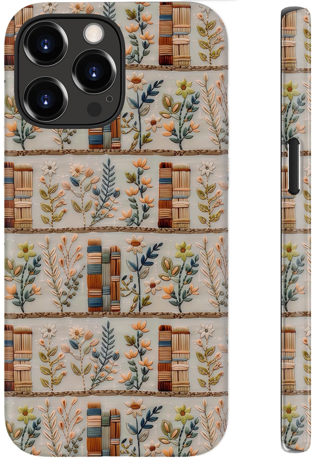 DEENAKIN for iPhone 14/iPhone 13 Case,Cute Floral,Trendy Preppy Y2K Designs | Compatible with Magsafe, Dual-Layer Hard Shell + Silicone, Slim Fit Phone Cover with Flower for Women Girls