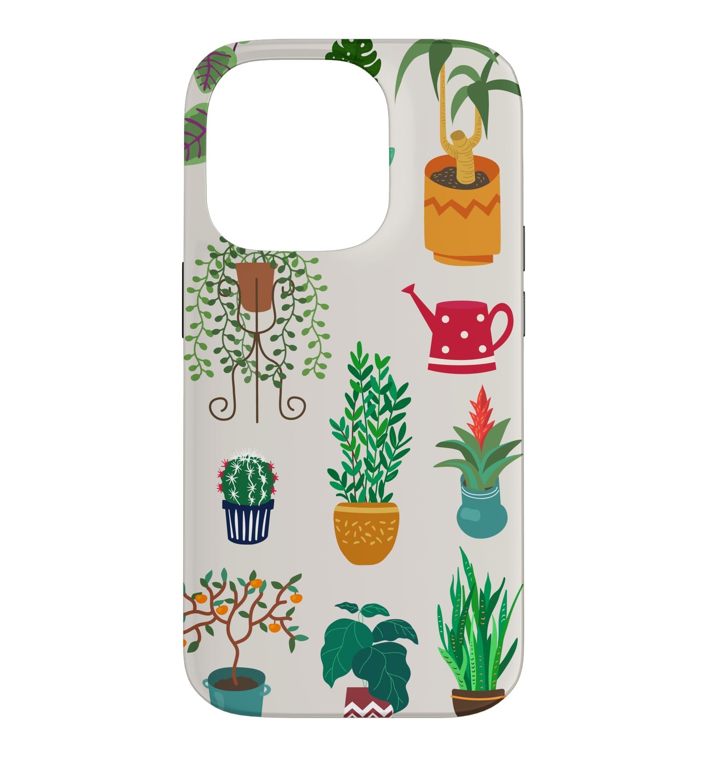 Indoor and Outdoor Plant Illustrations | Boho Nature Art Case for iPhone 16