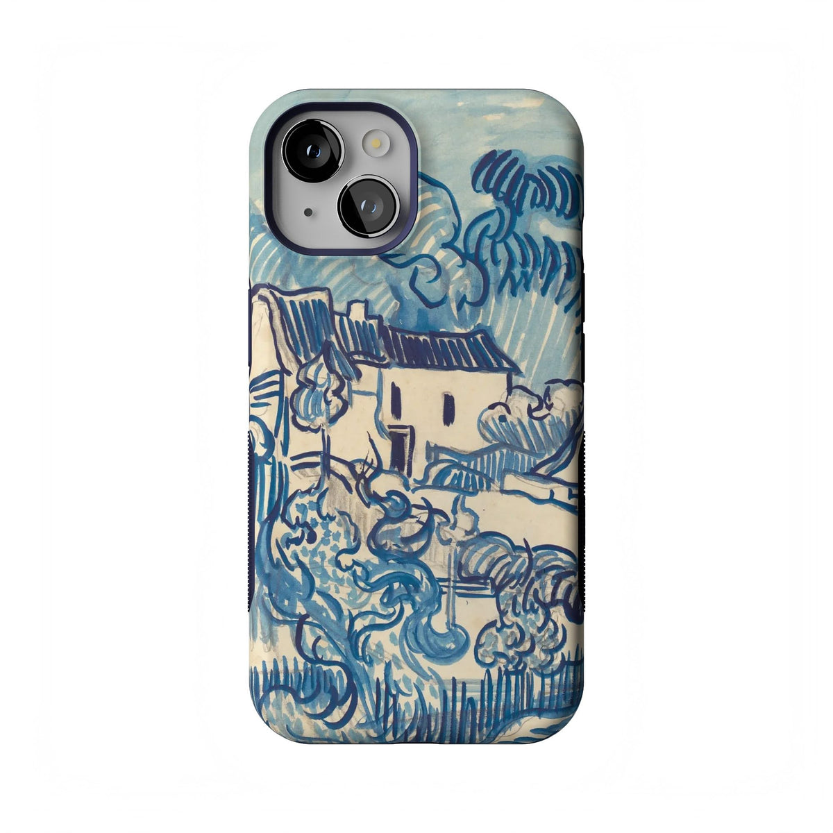 Casely iPhone 14 Case | Hanging Around | Potted Plants Floral | Bold Protective Design | Compatible with MagSafe