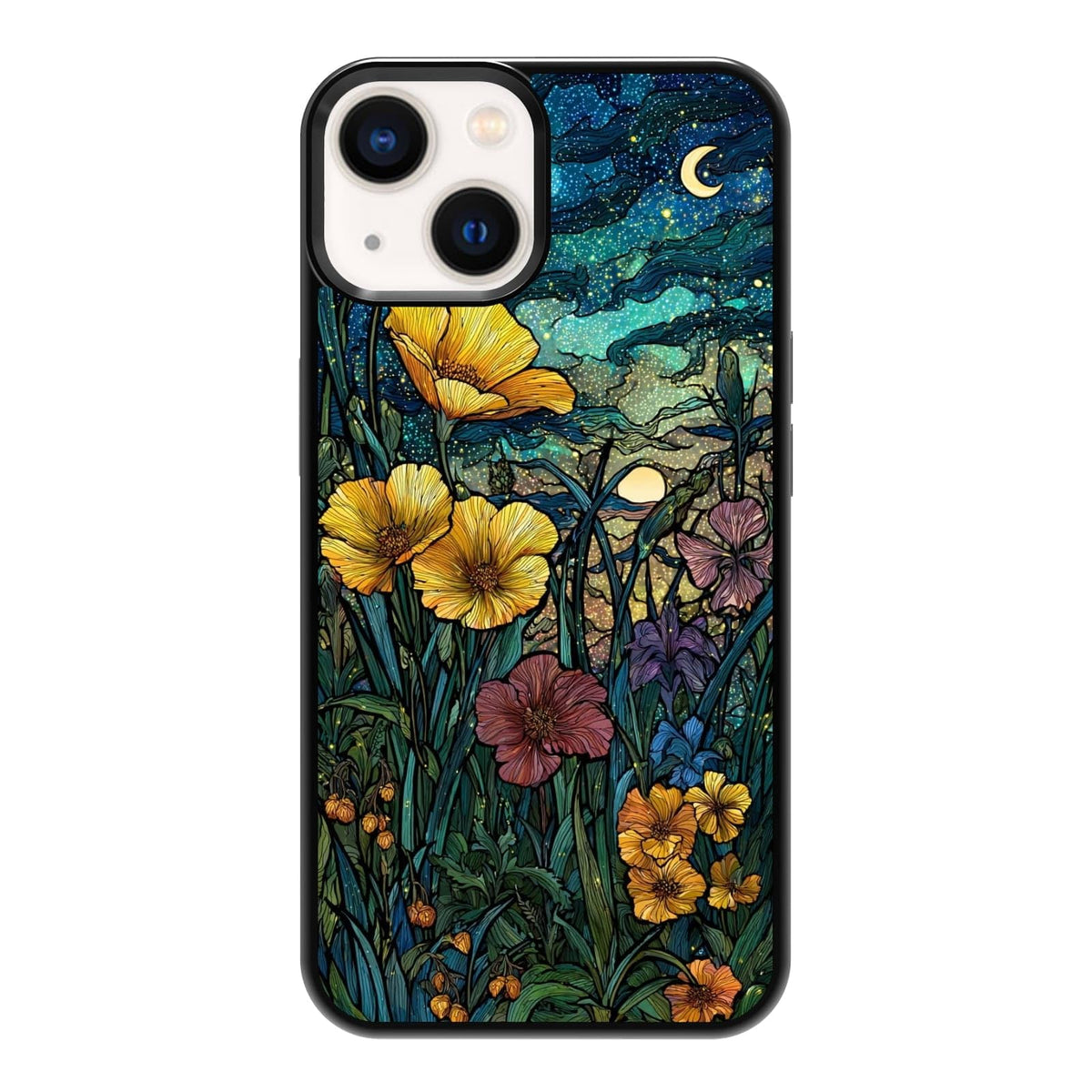 Vintage Black and White Botanical Cactus Agave Desert Nature Phone Case, Shockproof Protective Cover for iPhone 11 12 13 14 15 16 17 Pro Max Plus Mini XR 7 8 SE