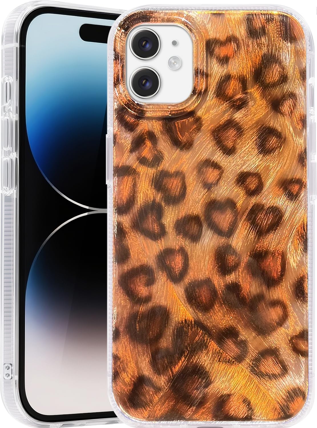 Compatible with iPhone 17 Case,with [Soft Slim][Camera Protection] Cute Fishing Cats Shiny Aesthetic Phone Cover Anti-Yellowing Shockproof Protective Cover for Women Girl