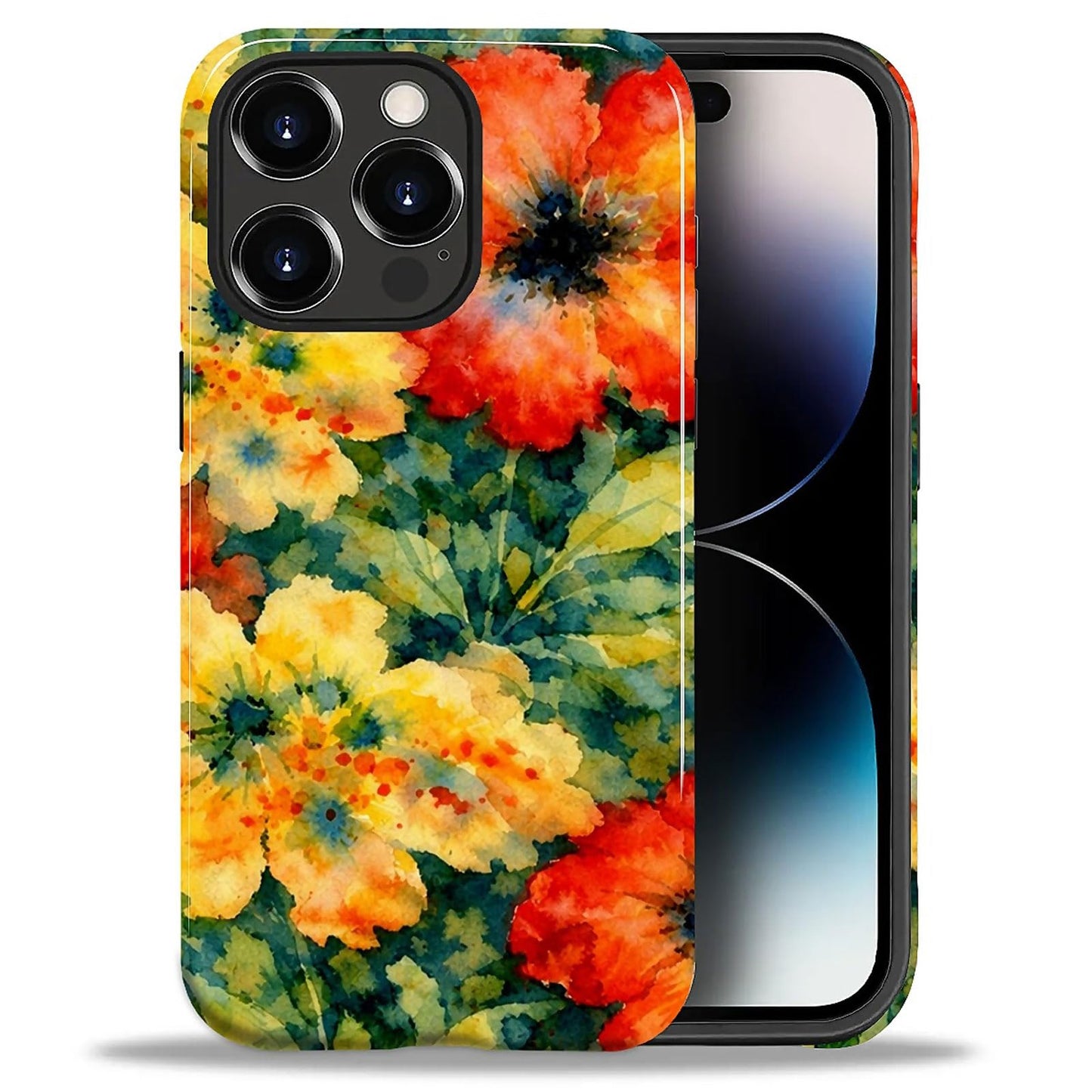 Case Compatible with iPhone 17 Pro,Double Layer Protection, Matte Finish, Anti-Drop and Anti-Fingerprint Armor -Yellow Striped Taco Vacation Sausage Dog Collage