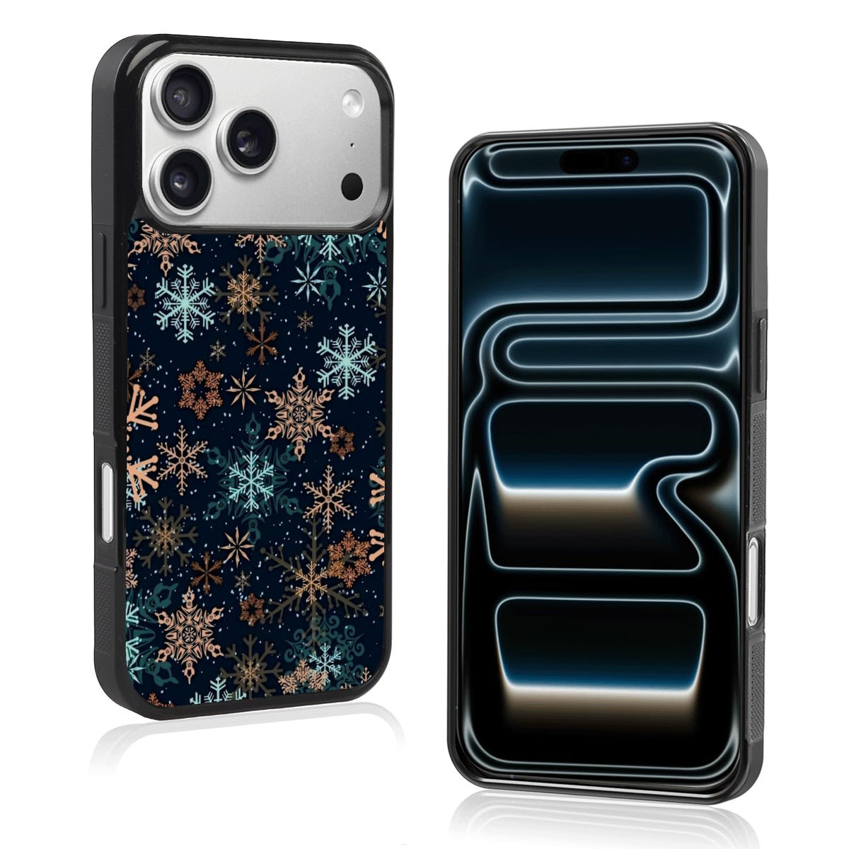 Cute Christmas Tree Bow Phone Case: Kawaii Winter Non-Slip Design Compatible with iPhone 13./14 Case for Women & Girl（14）