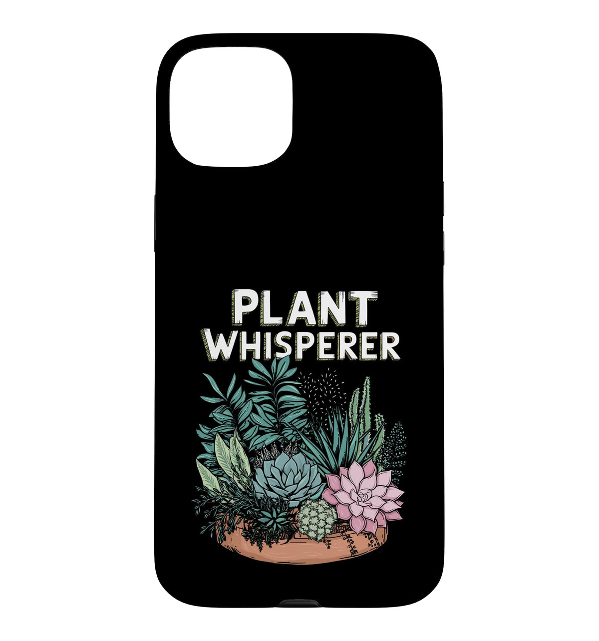 Retro Plant Whisperer Nature Case for iPhone 15