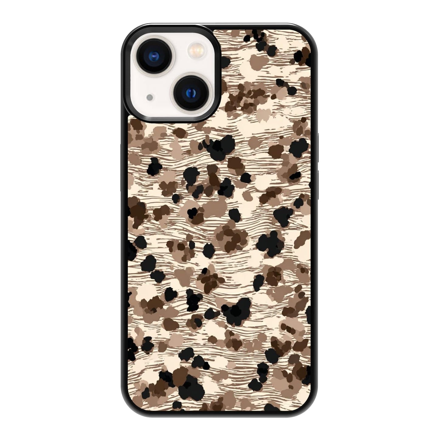 Elegant Forest Green Botanical Leaf and Plant Illustration Phone Case, Shockproof Protective Cover for iPhone 11 12 13 14 15 16 17 Pro Max Plus Mini XR 7 8 SE