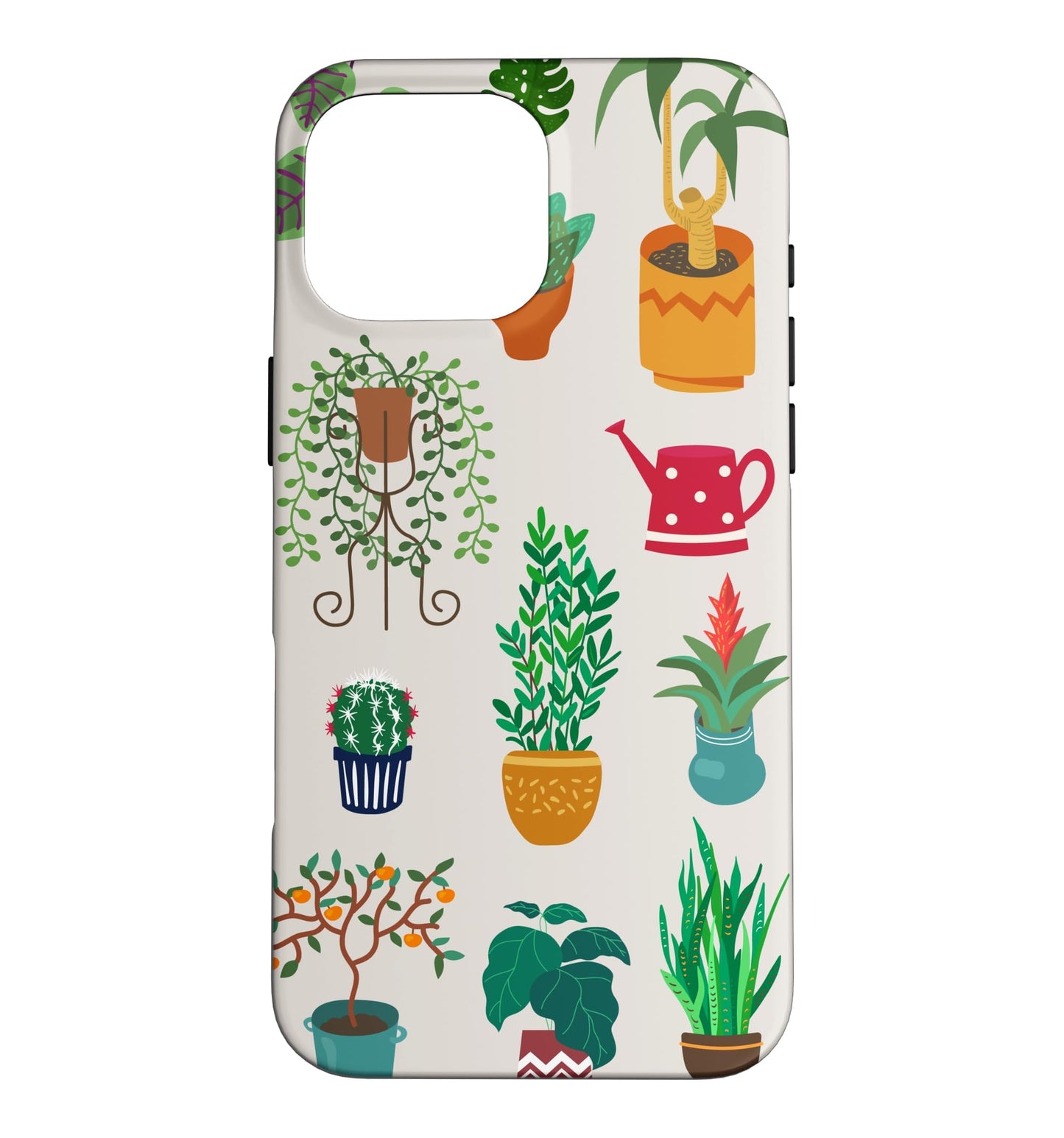 Indoor and Outdoor Plant Illustrations | Boho Nature Art Case for iPhone 16