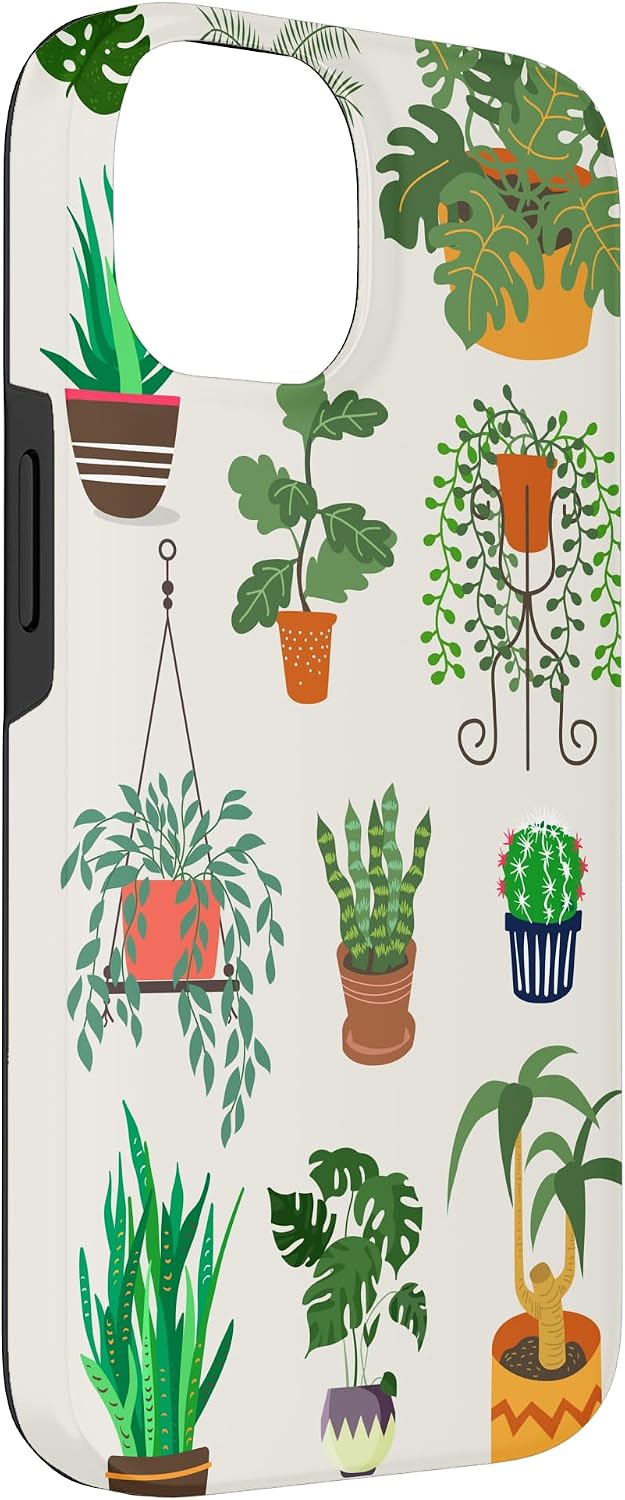 Indoor and Outdoor Plant Illustrations | Boho Nature Art Case for iPhone 14