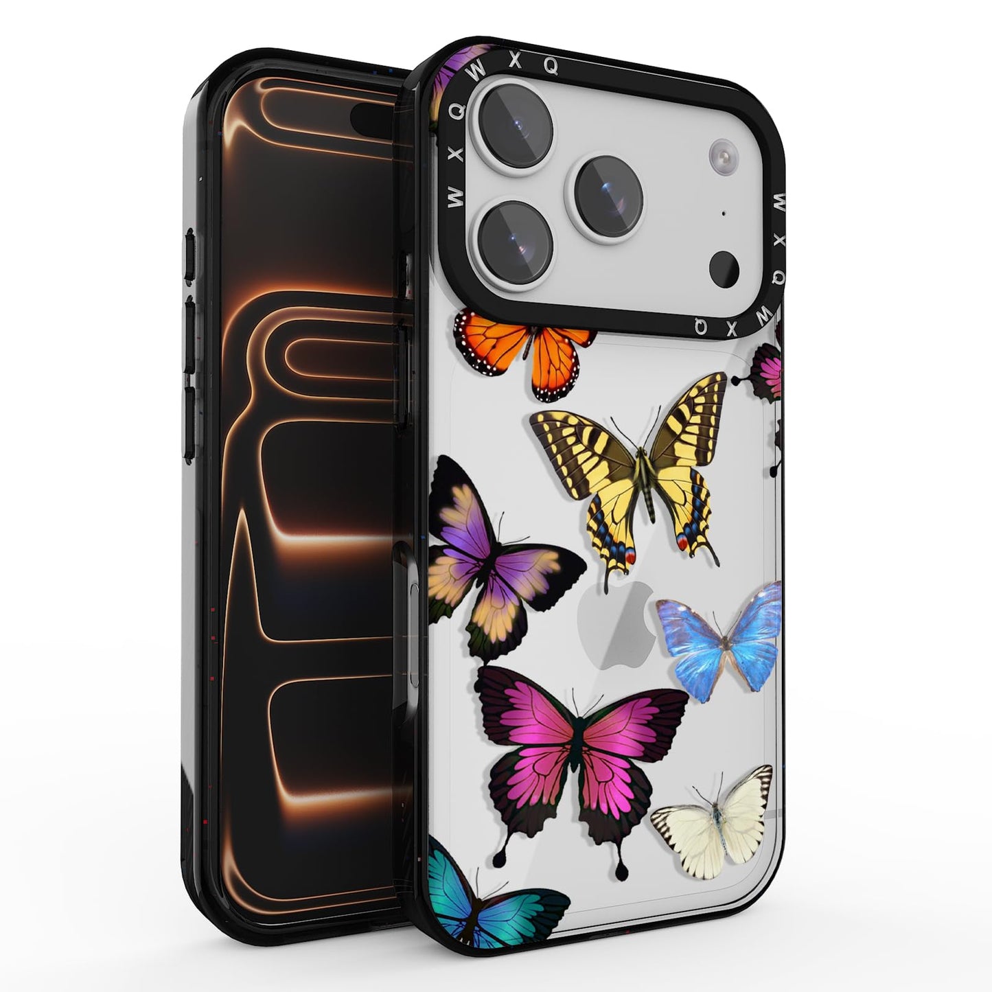 for iPhone 16 pro max Graffiti of Cartoon Animal Clear Phone Case | TPU+PC Premium Painted Anti-Drop Phone Case Superior Shock Absorption Military-Grade Drop Protection cover