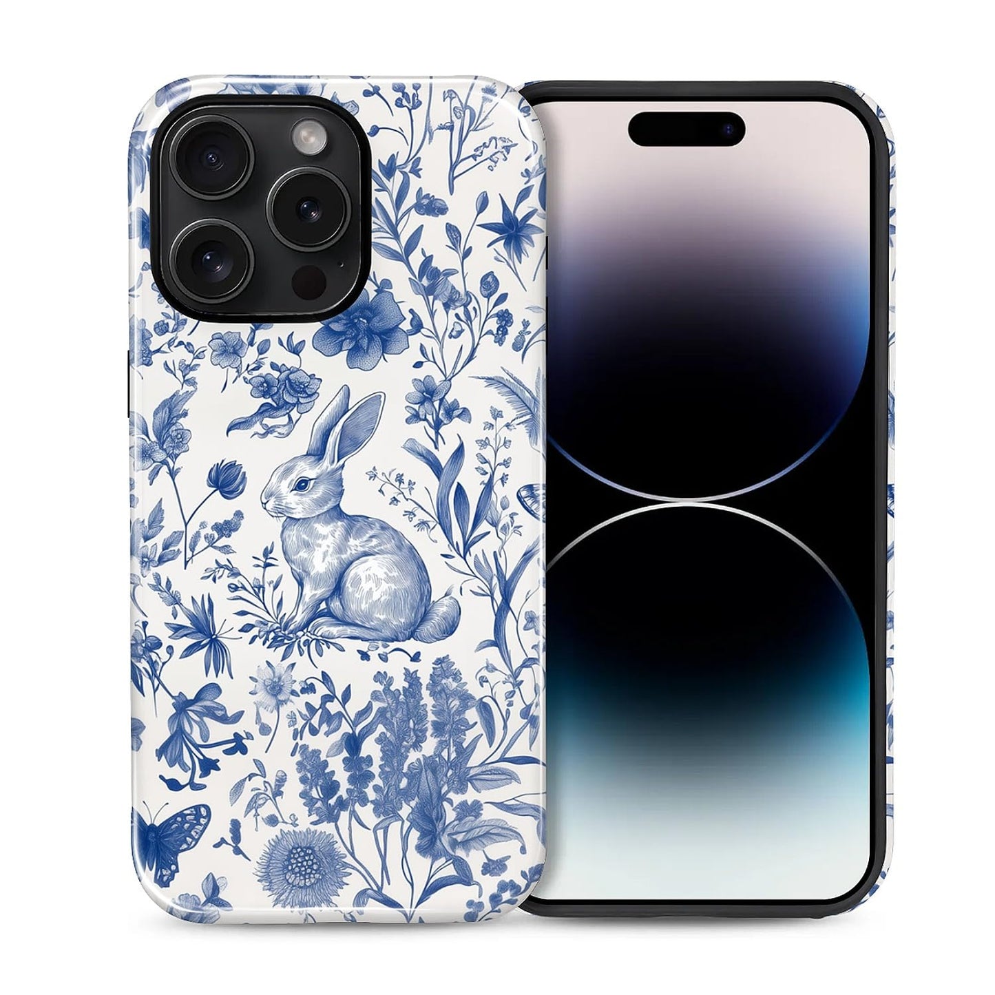 Compatible with iPhone 13 14 Case, Hybrid 2-Layer Case Shockproof Anti-Scratch for Girl Women Boy Men, Plant Collection for iPhone 13 14