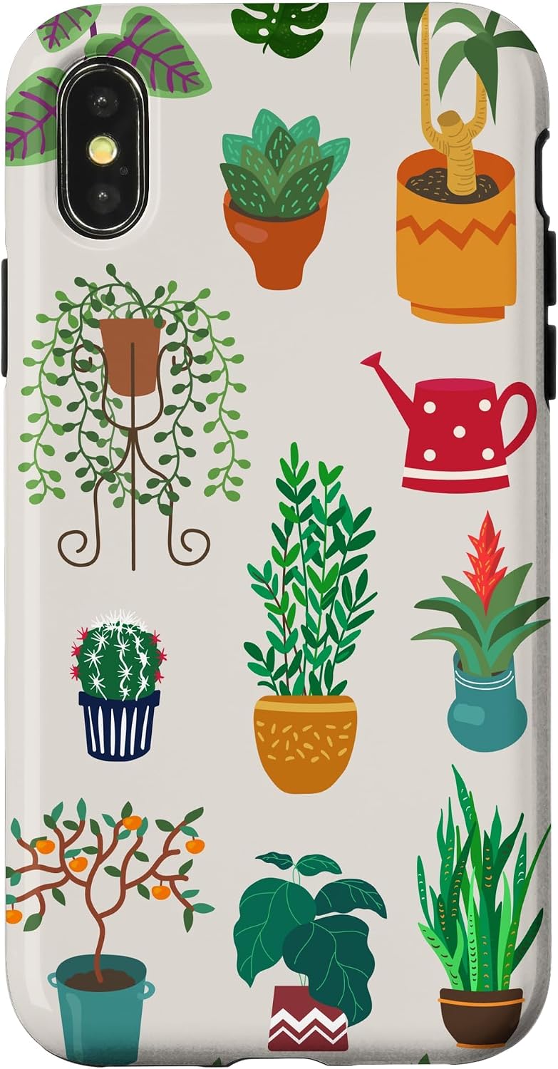 Indoor and Outdoor Plant Illustrations | Boho Nature Art Case for iPhone 16