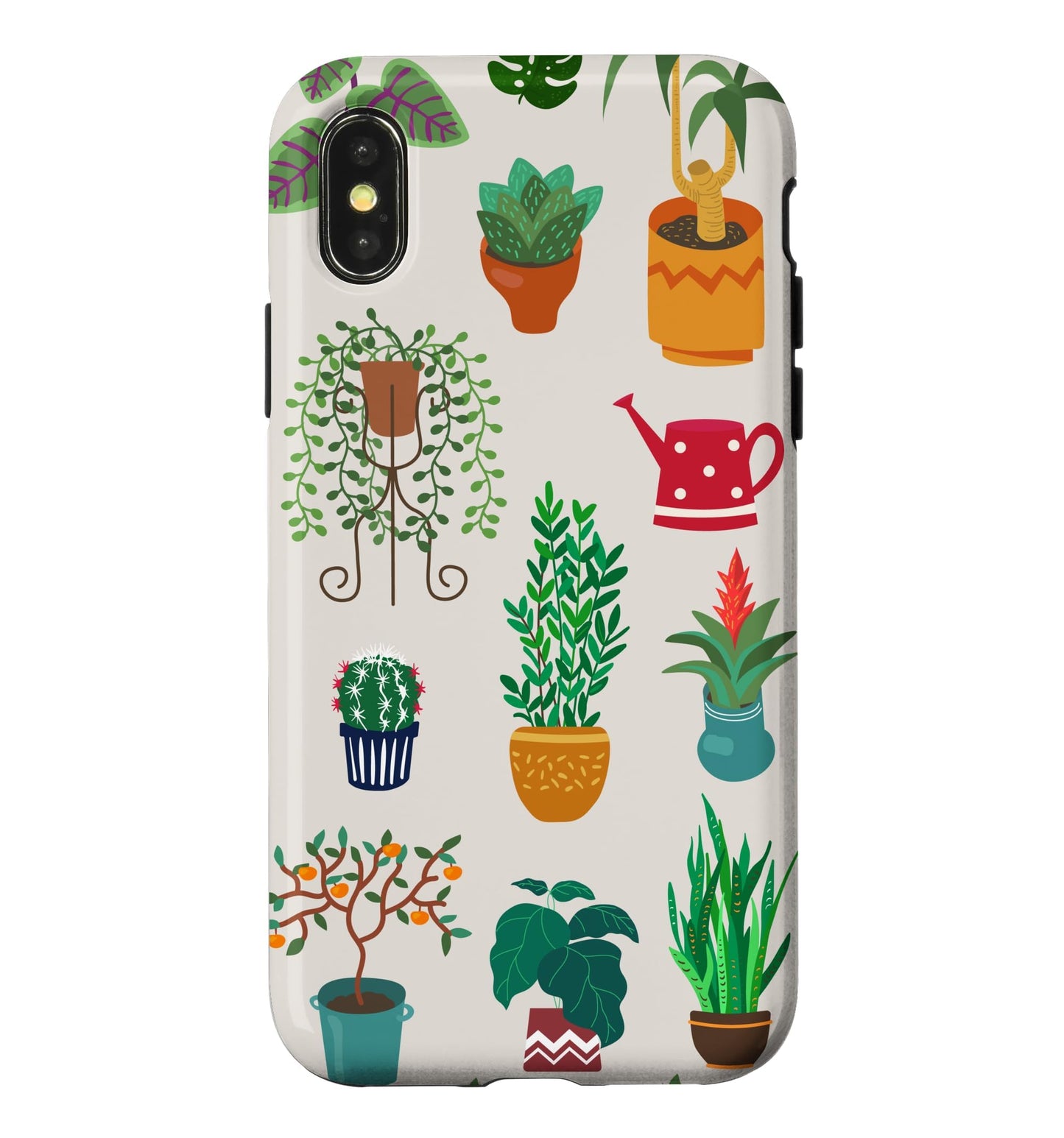 Indoor and Outdoor Plant Illustrations | Boho Nature Art Case for iPhone 16