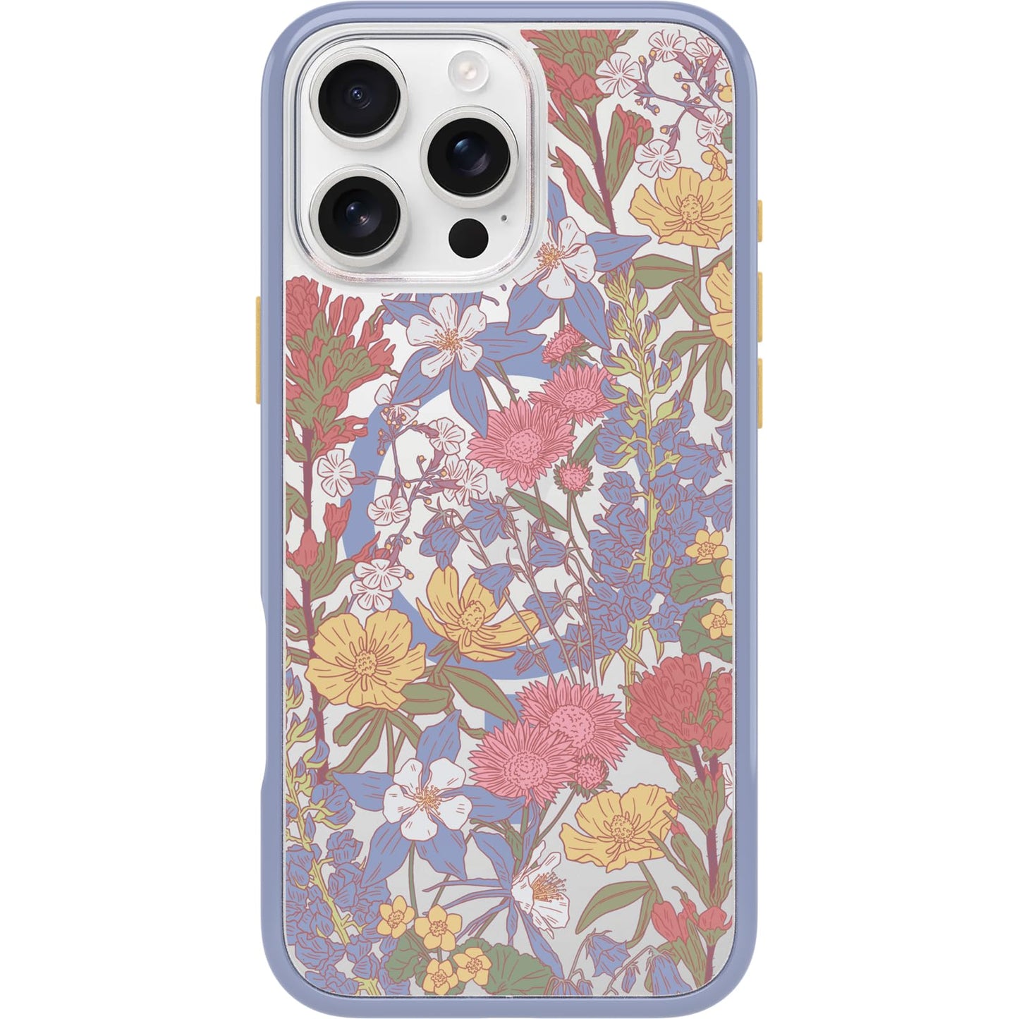 OtterBox iPhone 16 Pro Symmetry Series Clear Case - Pink Leopard Print | Snaps to MagSafe, Ultra-Sleek, Raised Edges Protect Camera & Screen, Ultra-Thin, Sleek iPhone Case