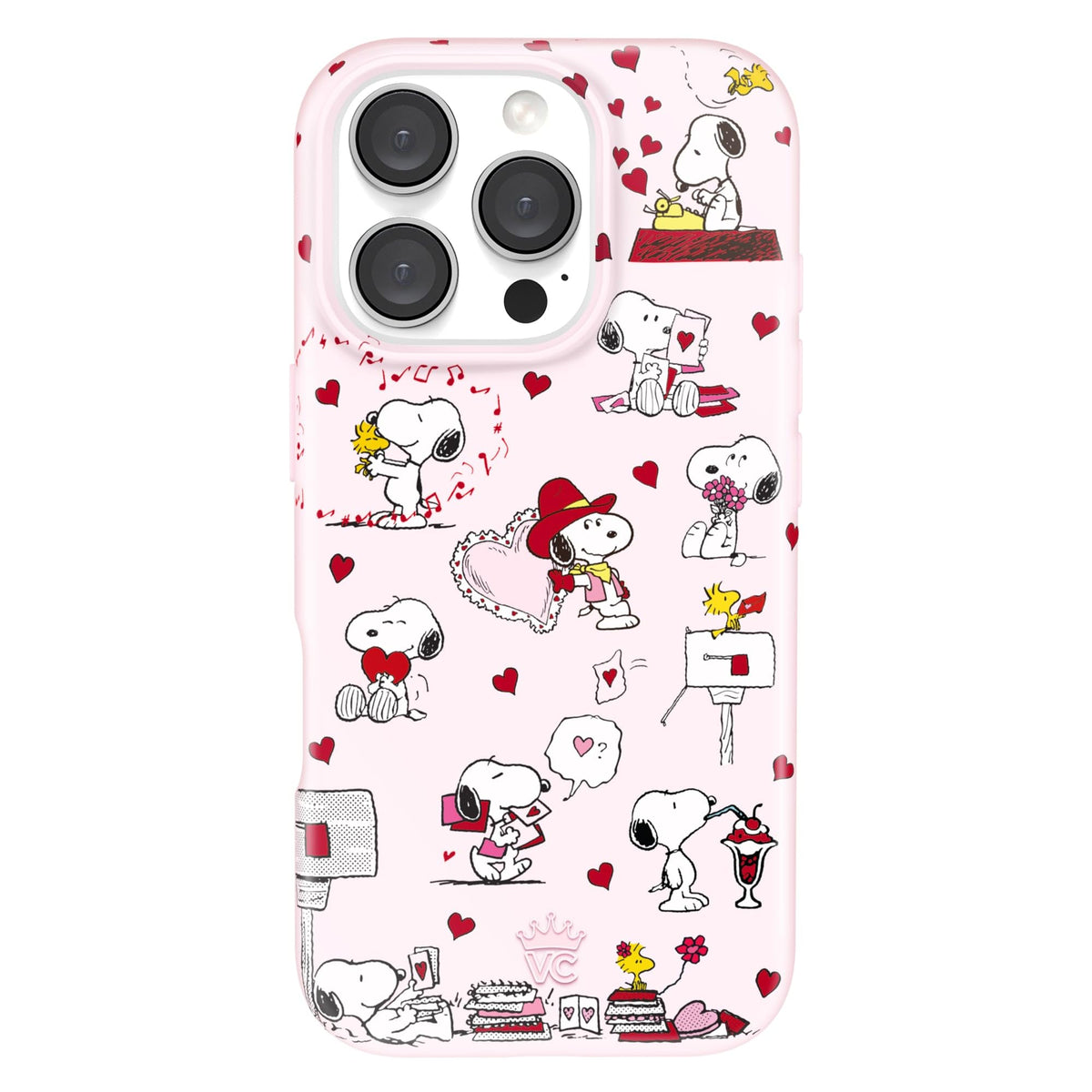 VELVET CAVIAR Christmas Phone Case for iPhone 16 - Compatible with MagSafe [10ft Drop Tested] - Holiday Peppermint Glitter Winter Theme