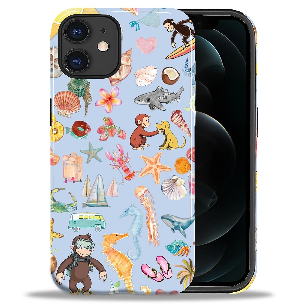 CARLOCA Case for iPhone 16 Pro,Vintage Cat Animal Pet Lover Collage Design Hybrid Dual Protection Soft TPU + Hard PC, Shockproof & Anti-Scratch Cover Men Women Stylish Protective Phone Case