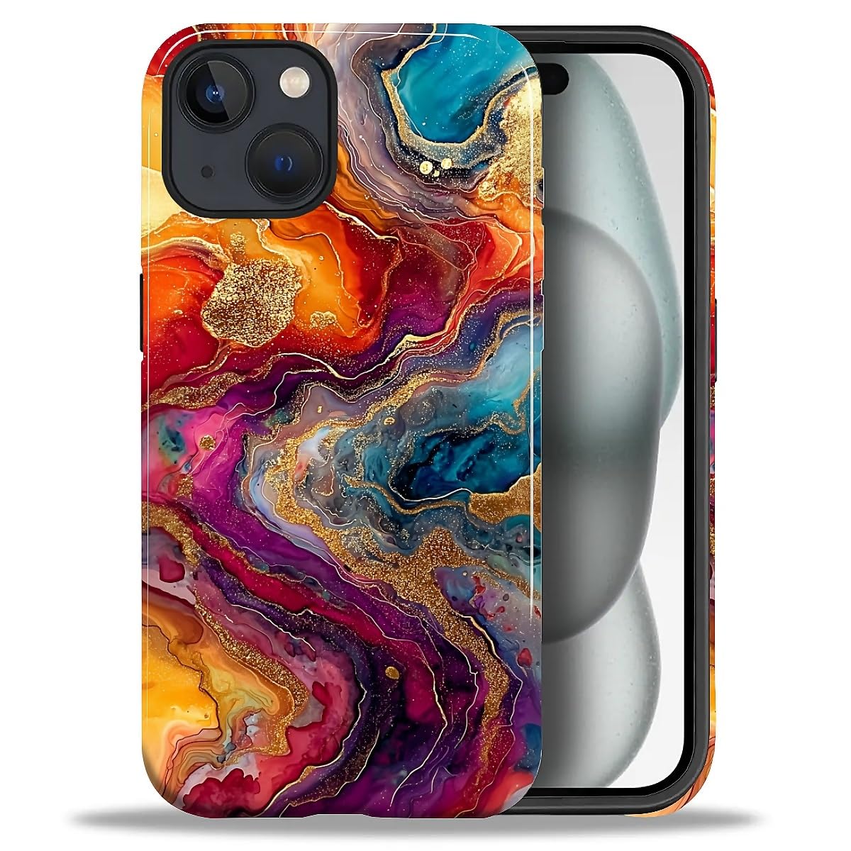 CARLOCA Case for iPhone 16 Pro,Vintage Cat Animal Pet Lover Collage Design Hybrid Dual Protection Soft TPU + Hard PC, Shockproof & Anti-Scratch Cover Men Women Stylish Protective Phone Case