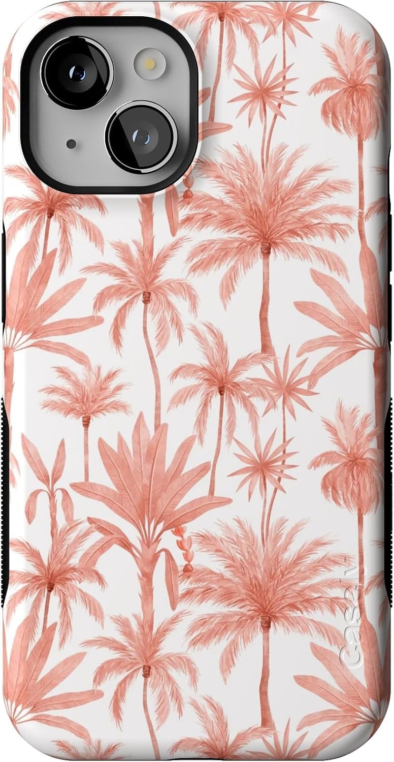 Casely iPhone 14 Case | Hanging Around | Potted Plants Floral | Bold Protective Design | Compatible with MagSafe