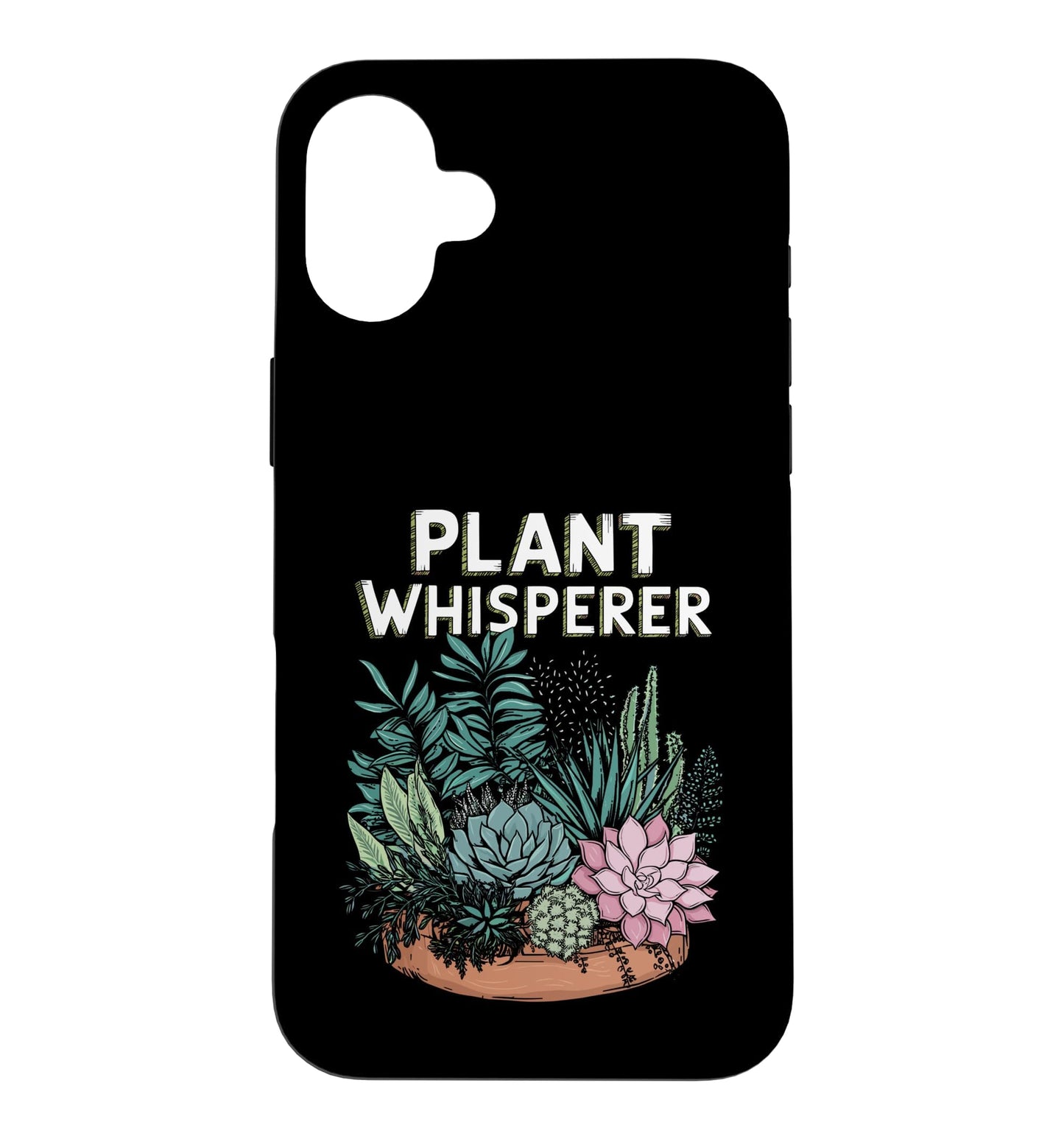 Retro Plant Whisperer Nature Case for iPhone 15