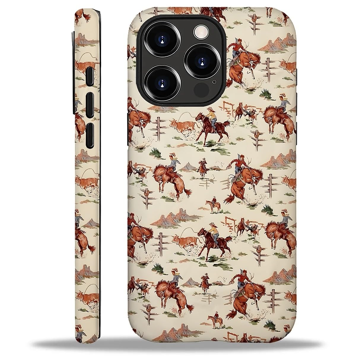 Case for iPhone 16 Pro Max,Aesthetic Frog Pond Splice Exquisitely Pattern Double Protective Phone Cover Cases Soft Silicone for iPhone 16 Pro Max