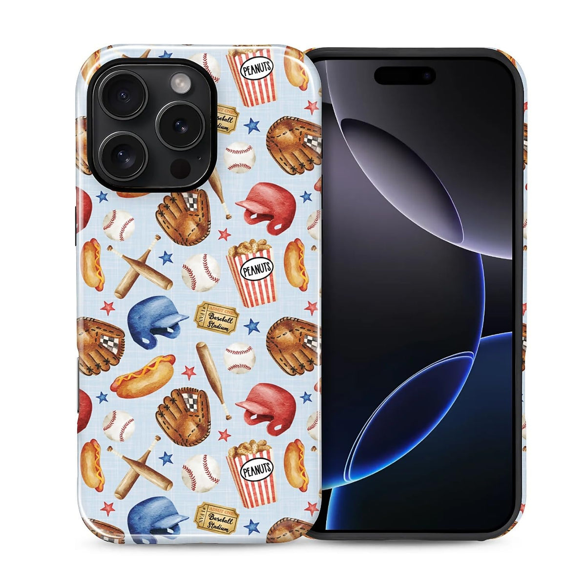 Case for iPhone 15, Shockproof Hybrid Protective Phone Case, Dual-Layer Drop Protection Anti-Scratch, Cozy Cats