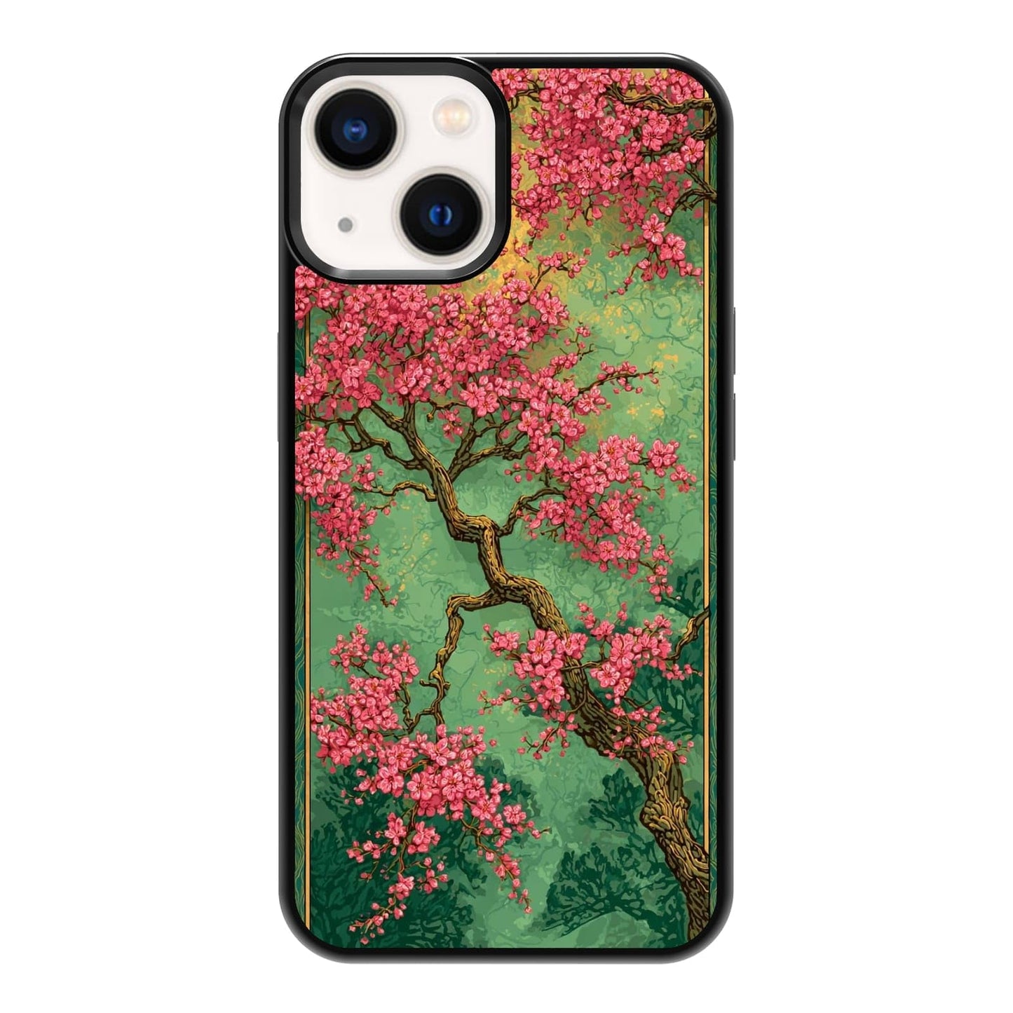 Vibrant Redwood Forest Path Wildflowers Nature Landscape Phone Case, Shockproof Protective Cover for iPhone 11 12 13 14 15 16 17 Pro Max Plus Mini XR 7 8 SE