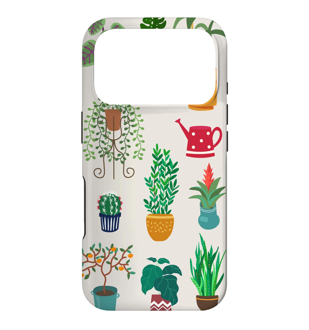 Indoor and Outdoor Plant Illustrations | Boho Nature Art Case for iPhone 16