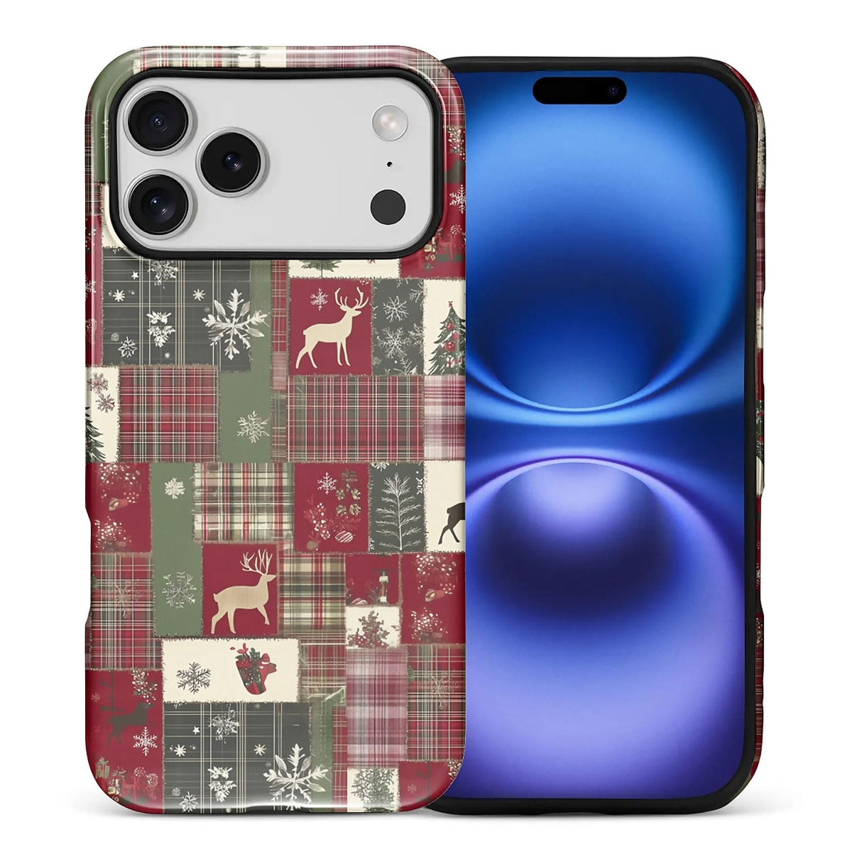 for iPhone 17 Pro Case,Hybrid 2-Layer Hard Shell + Silicone Protective Case -Resistant Shockproof- Ally's Dog's Cute College Summer Flower Collage
